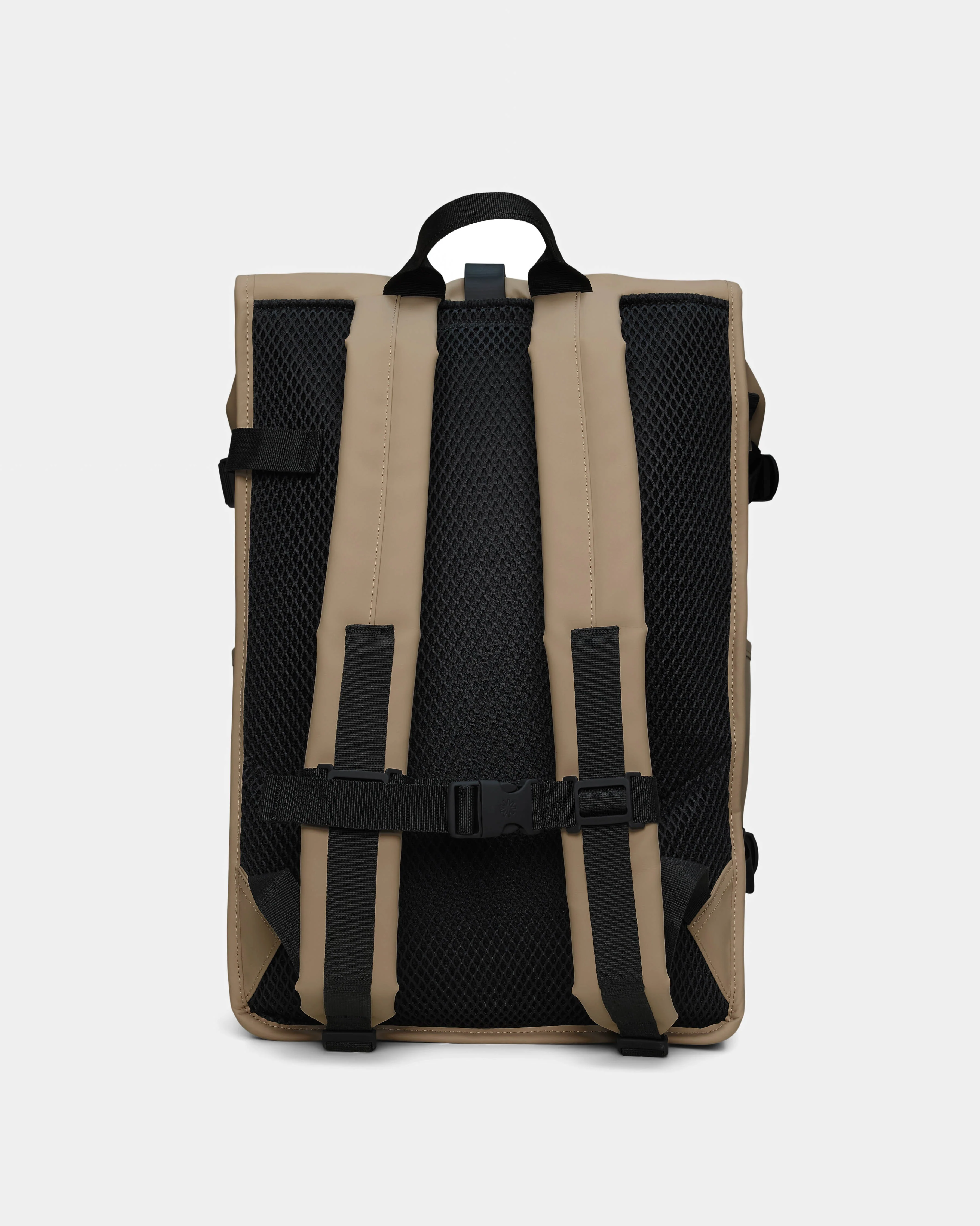Rains Rolltop Rucksack Large - Beige 133 - Image 3