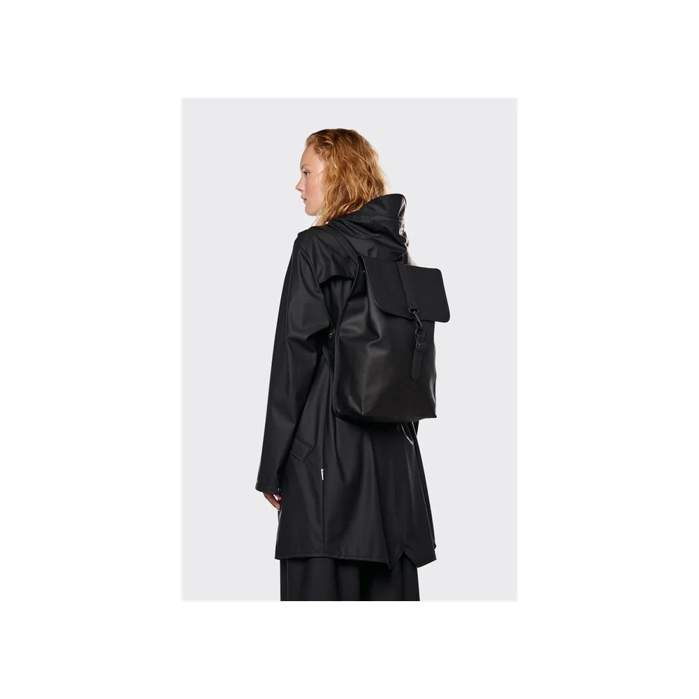 Rains Rucksack - 01 Black - Image 6
