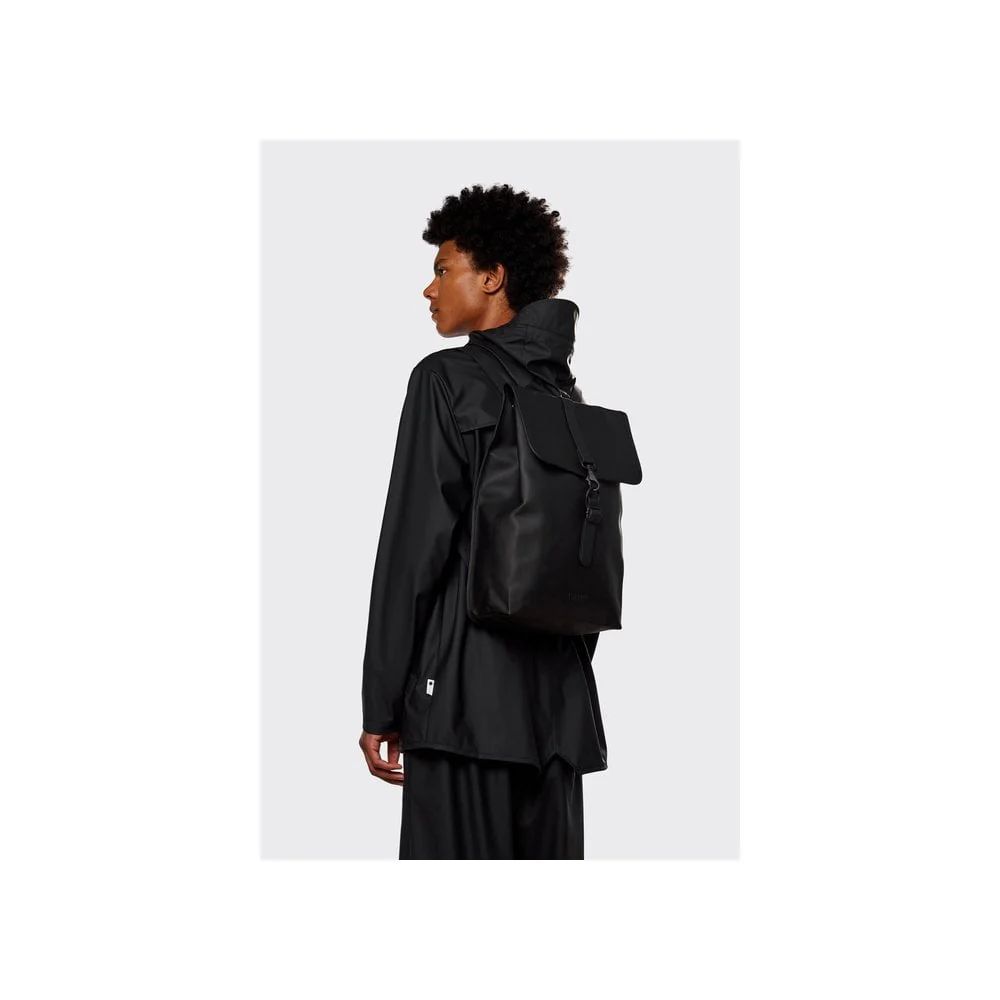 Rains Rucksack - 01 Black - Image 7