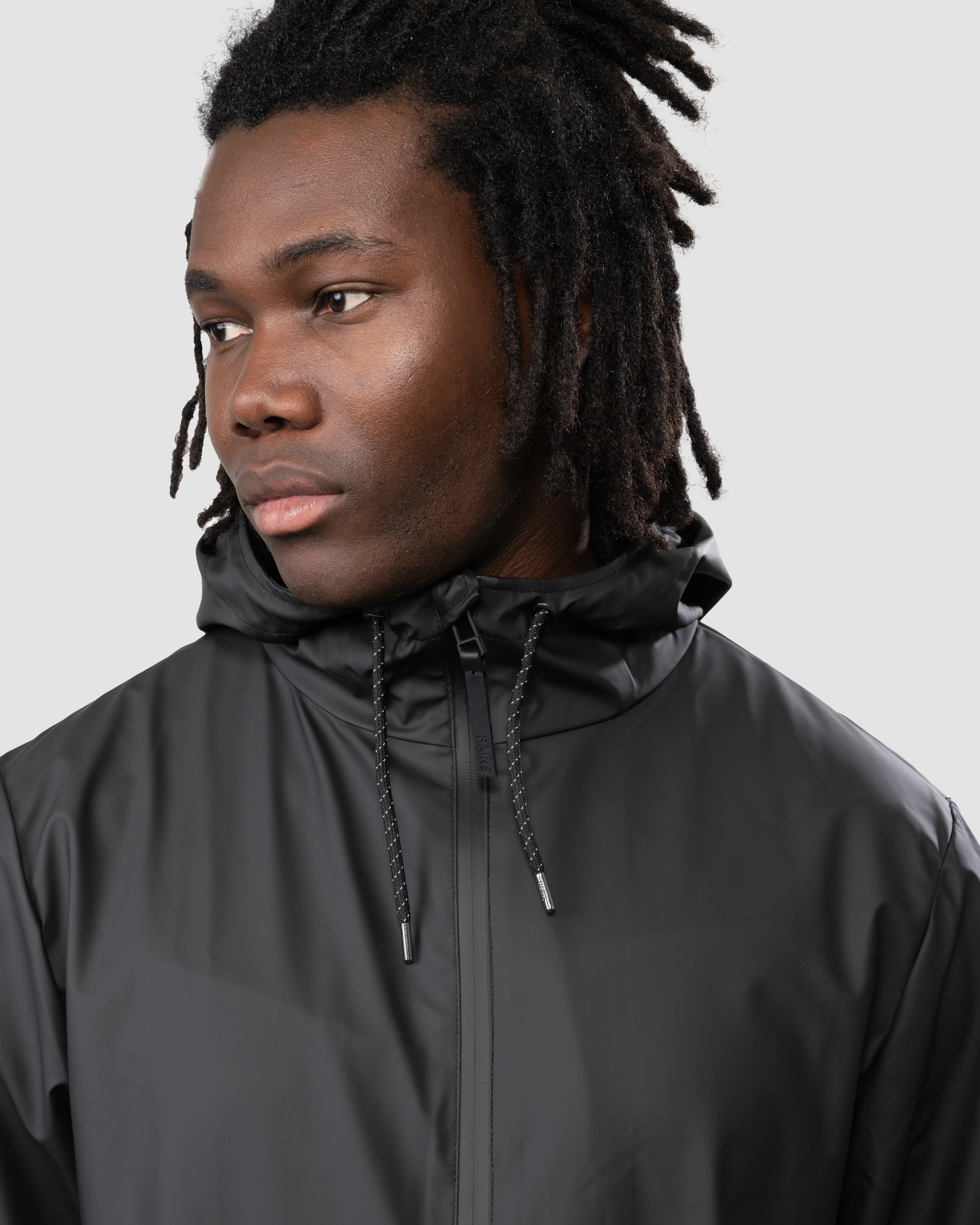 Rains Storm Breaker Unisex Jacket - 01 Black - Image 5