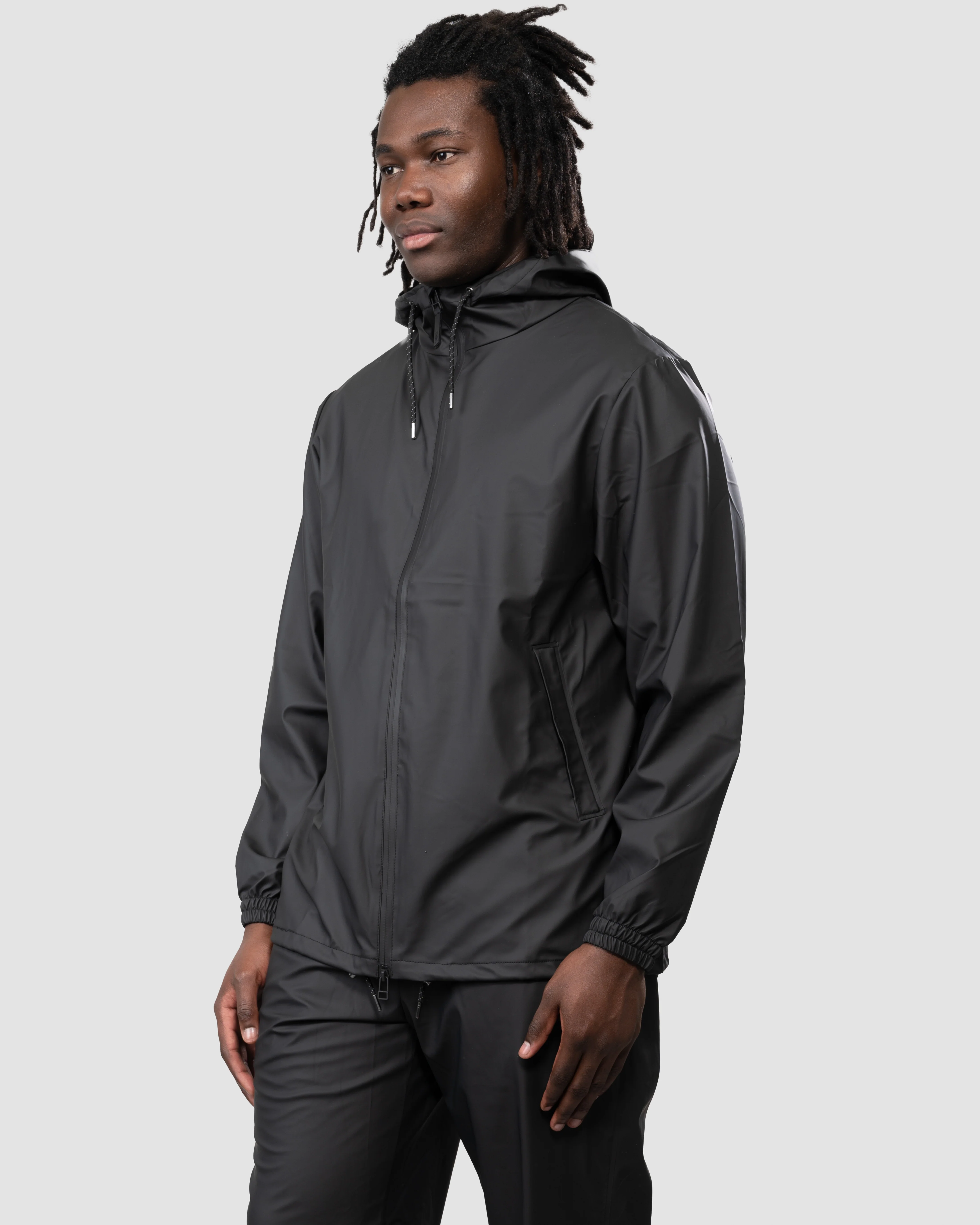 Rains Storm Breaker Unisex Jacket - 01 Black - Image 7