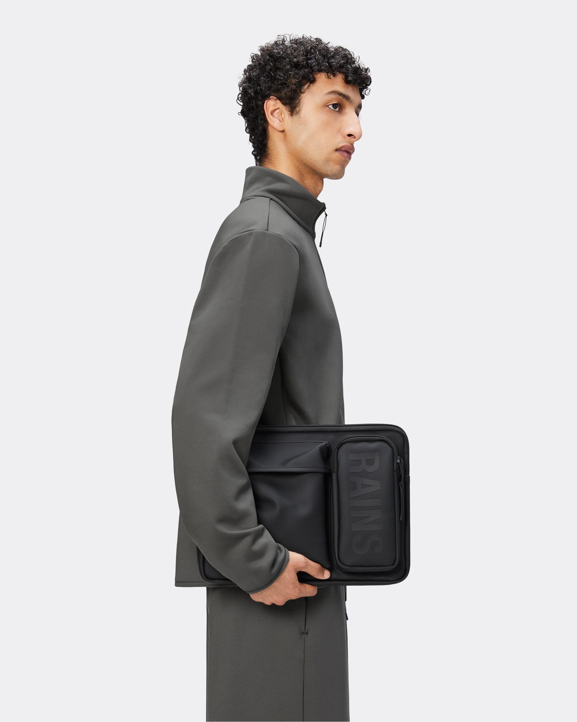 Rains Texel Laptop Case 13 /14 - 01 Black - Image 3