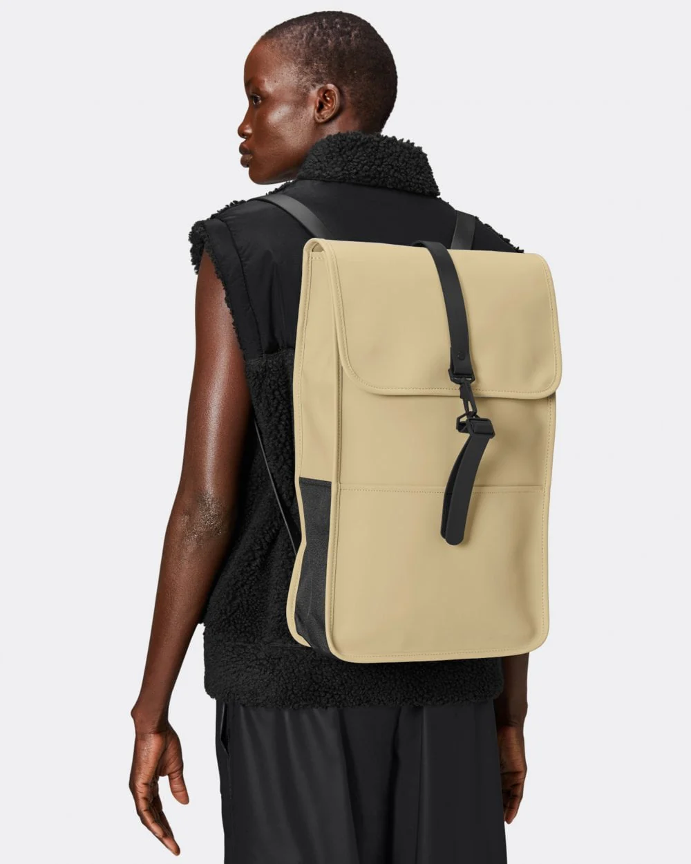 Rains Unisex Backpack - 24 Sand - Image 2