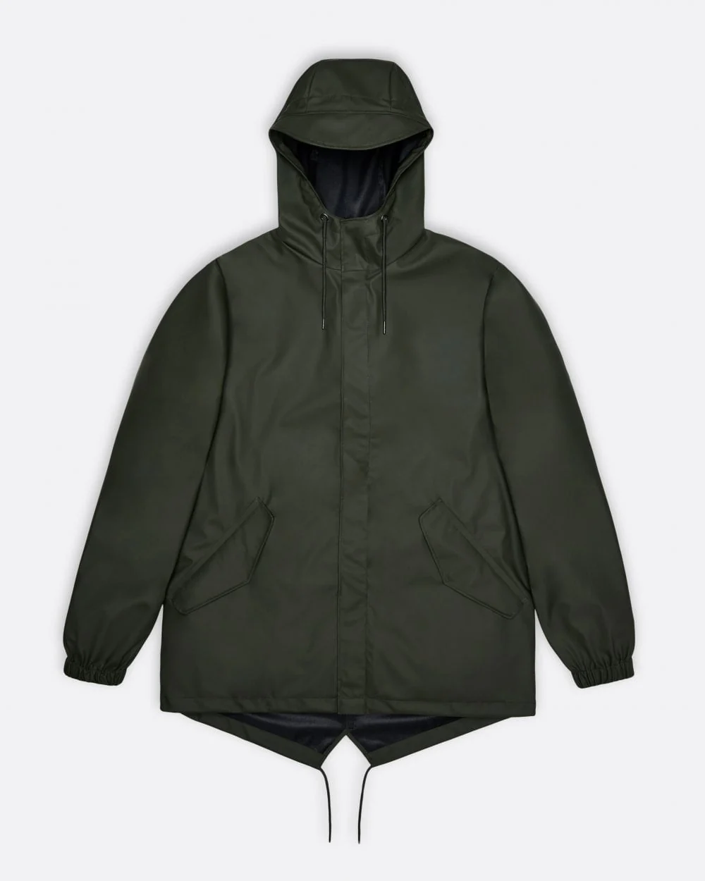 Rains Unisex Fishtail Jacket - 03 Green - Image 2