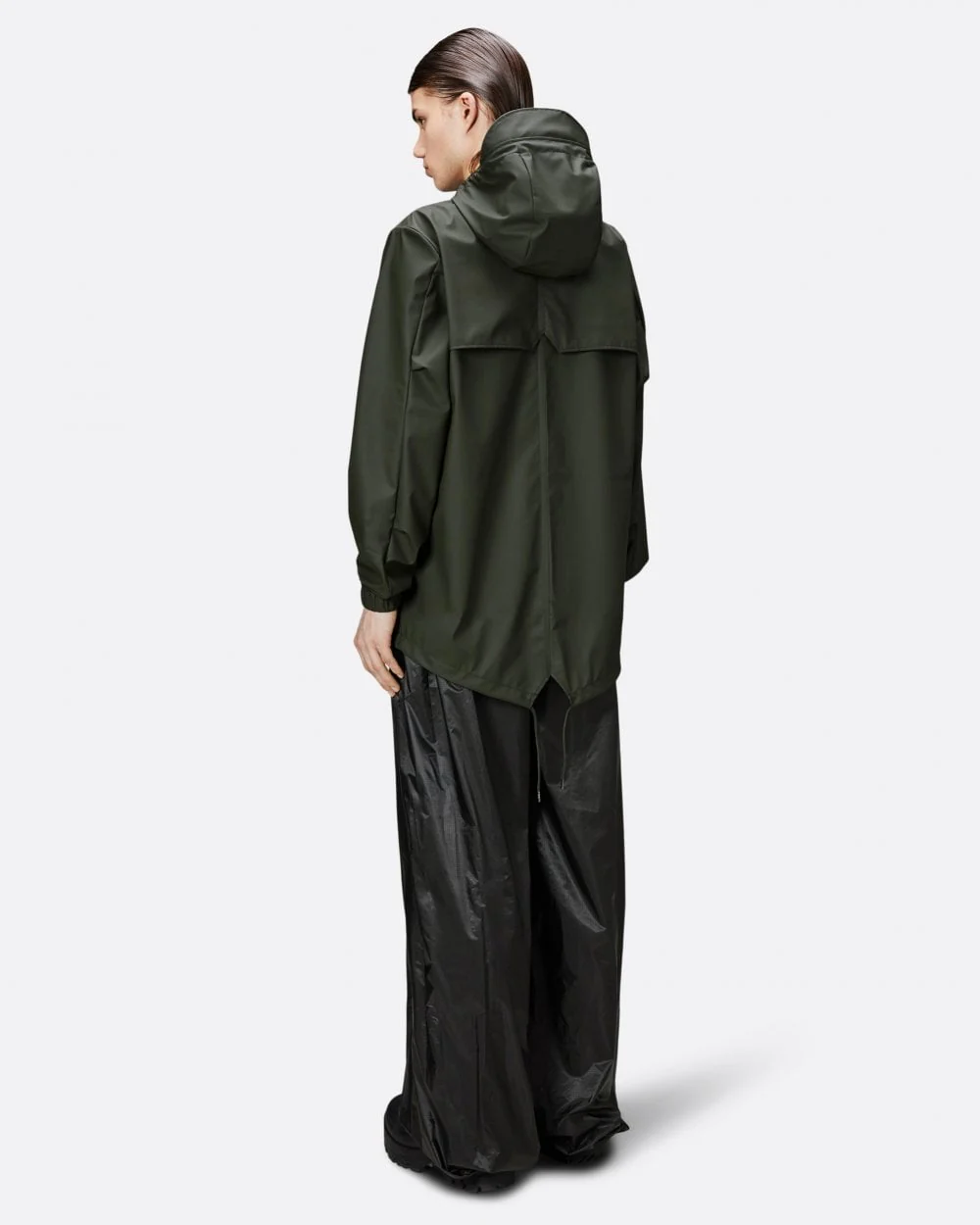 Rains Unisex Fishtail Jacket - 03 Green - Image 6
