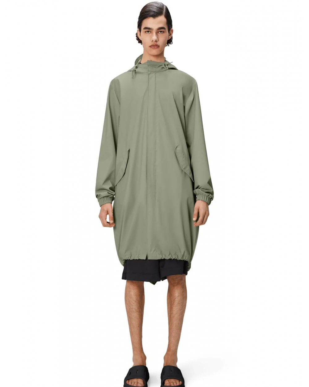 Rains Unisex Fishtail Parka - 108 Drift - Image 2