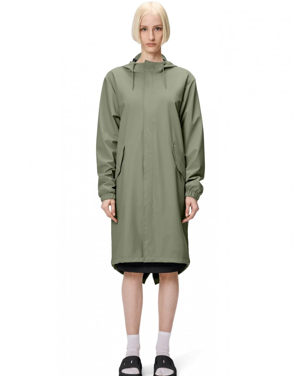Rains Unisex Fishtail Parka - 108 Drift - Image 5