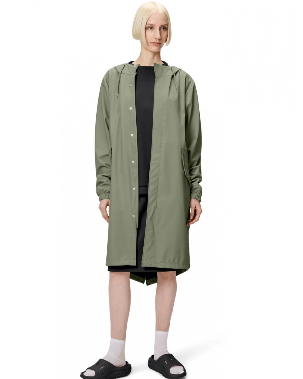 Rains Unisex Fishtail Parka - 108 Drift - Image 7