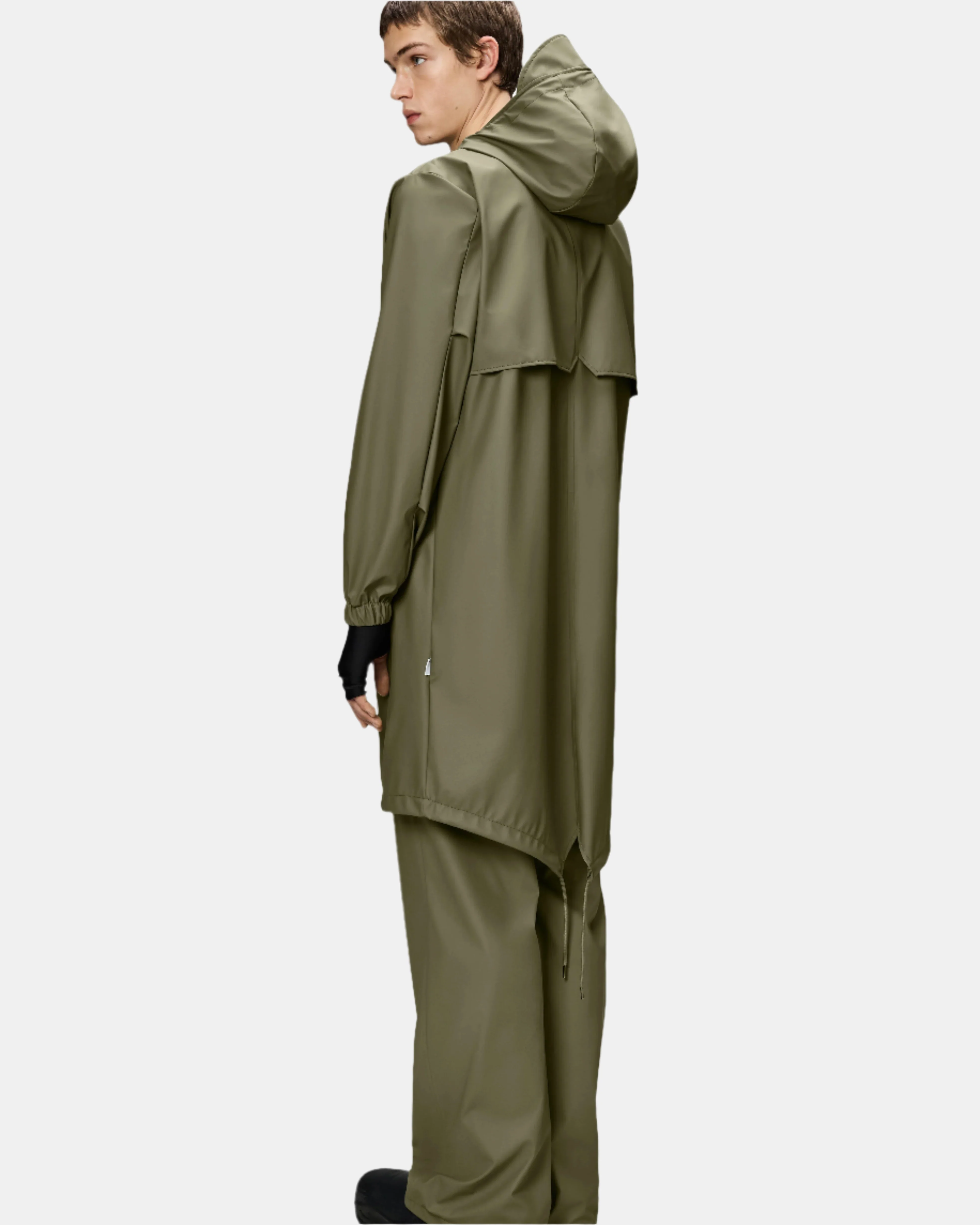 Rains Unisex Fishtail Parka - 134 Marsh - Image 2