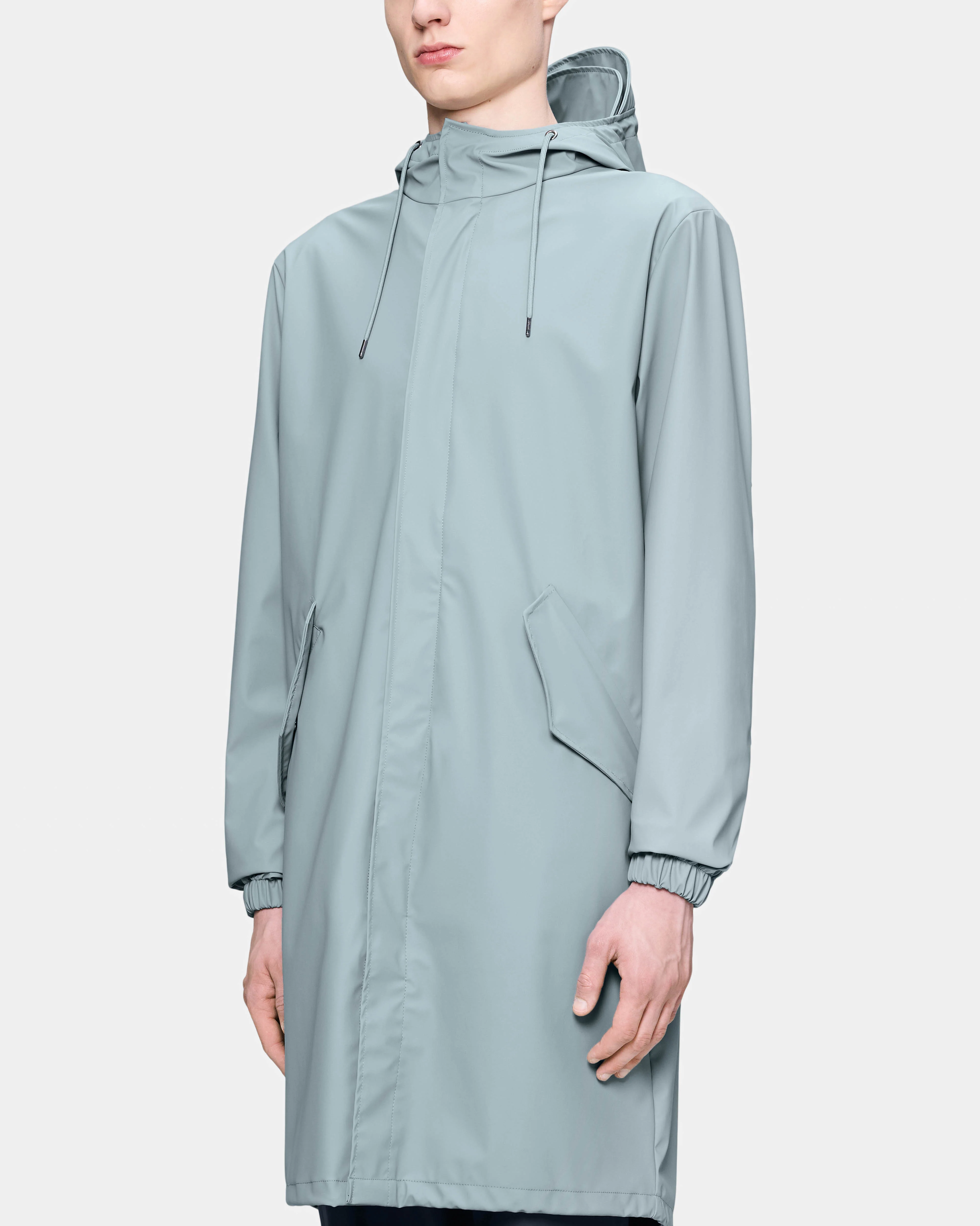 Rains Unisex Fishtail Parka - Pool 147 - Image 9