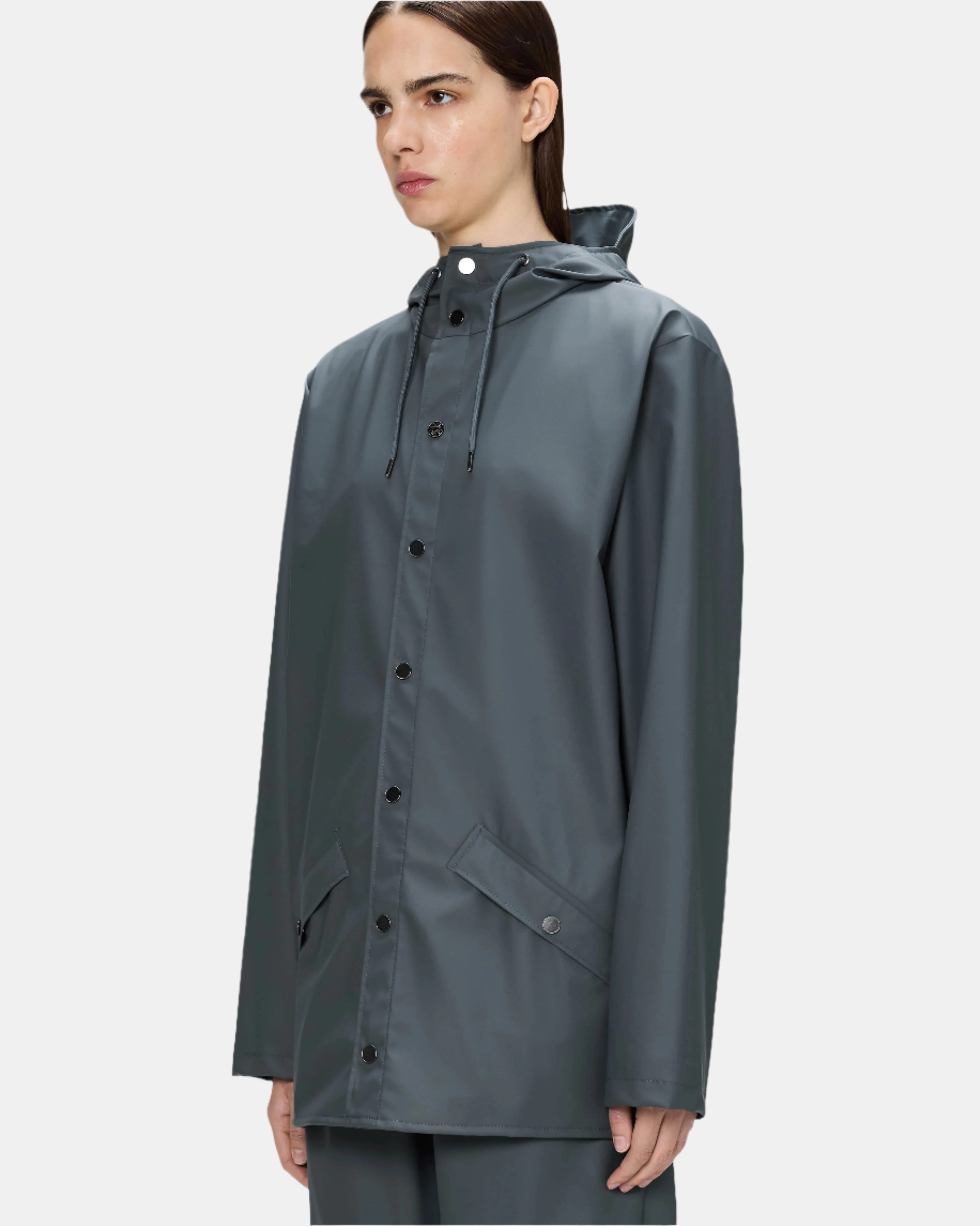 Rains Unisex Jacket - 124 Lagoon - Image 3
