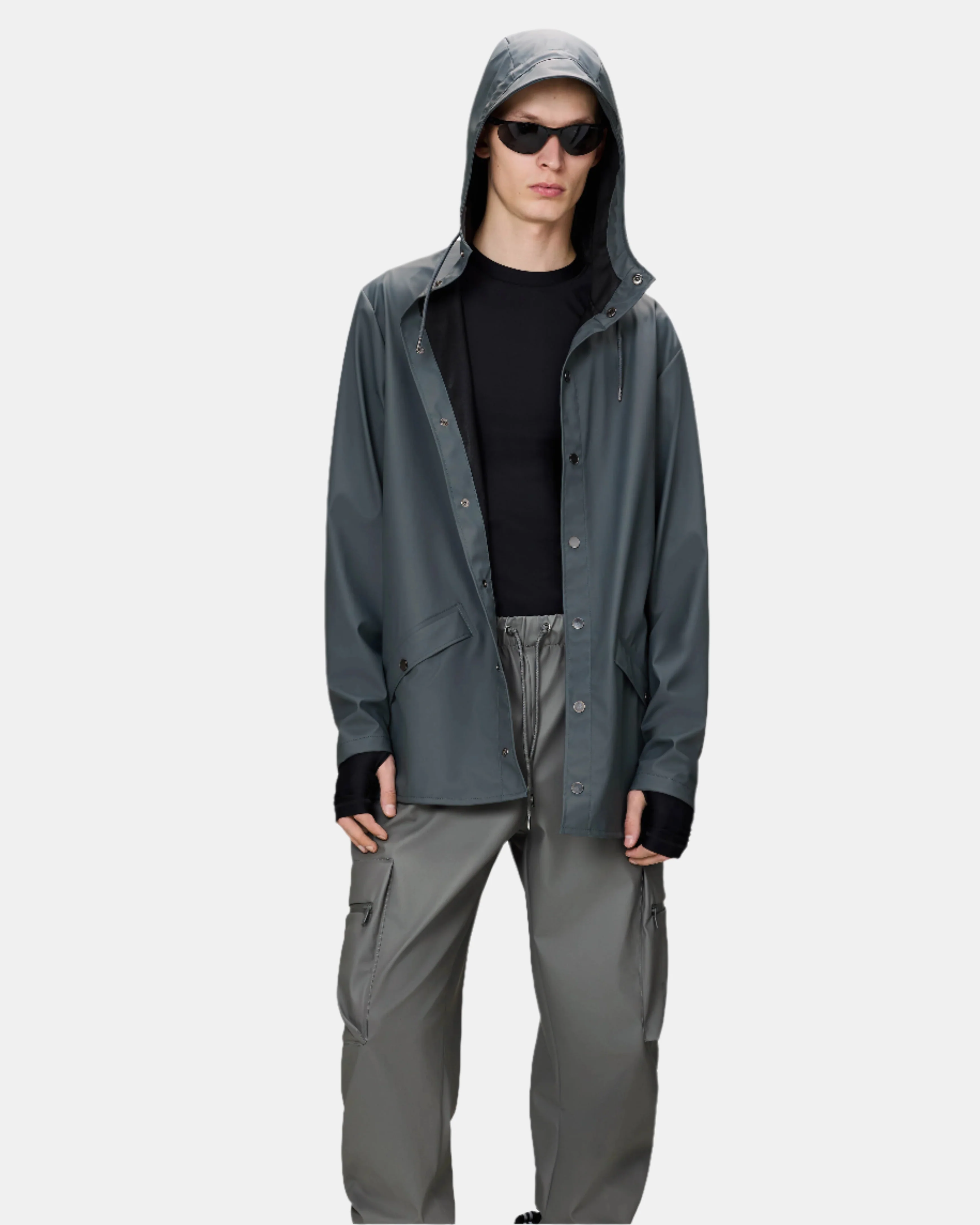 Rains Unisex Jacket - 124 Lagoon - Image 8