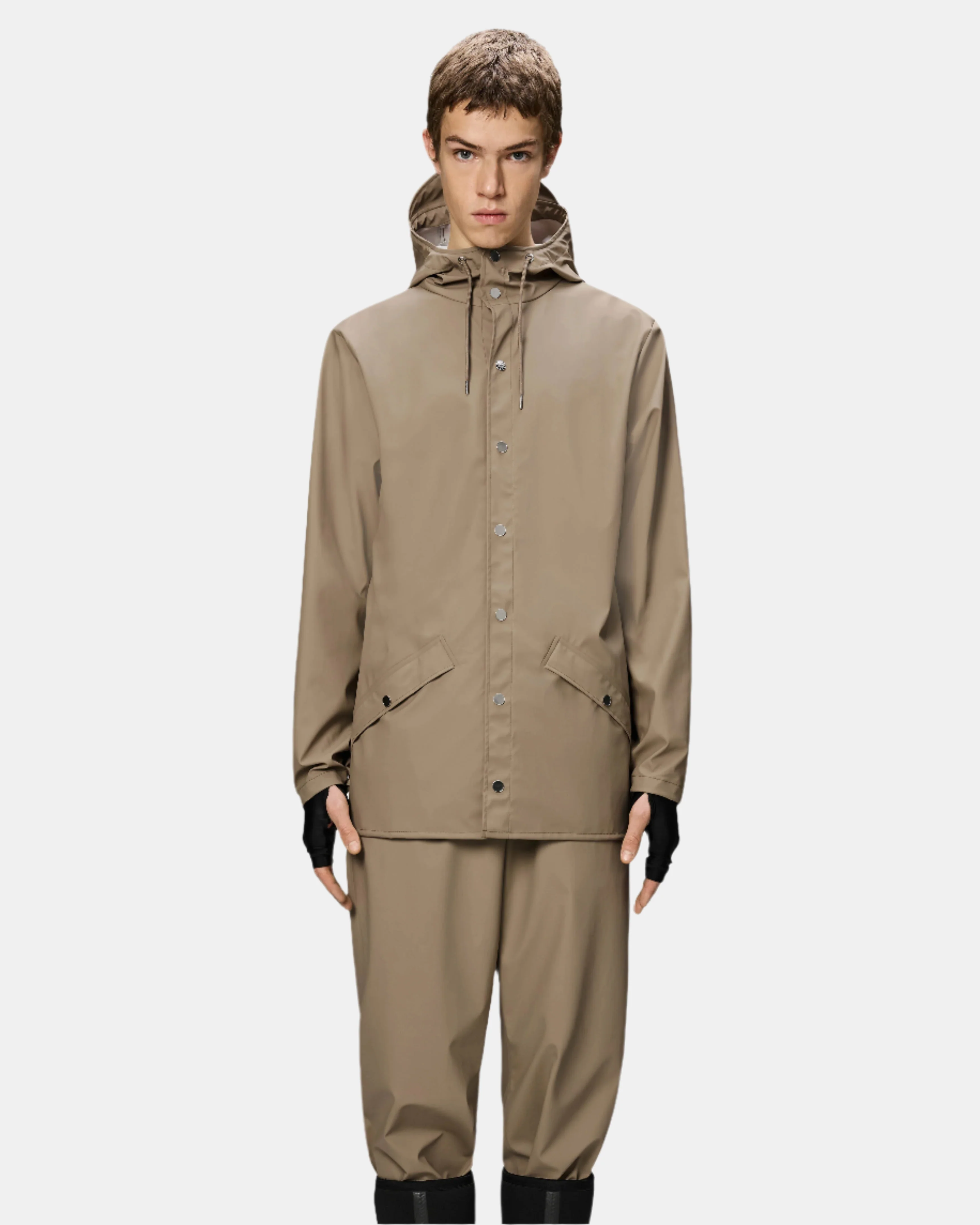 Rains Unisex Jacket - 133 Beige - Image 2