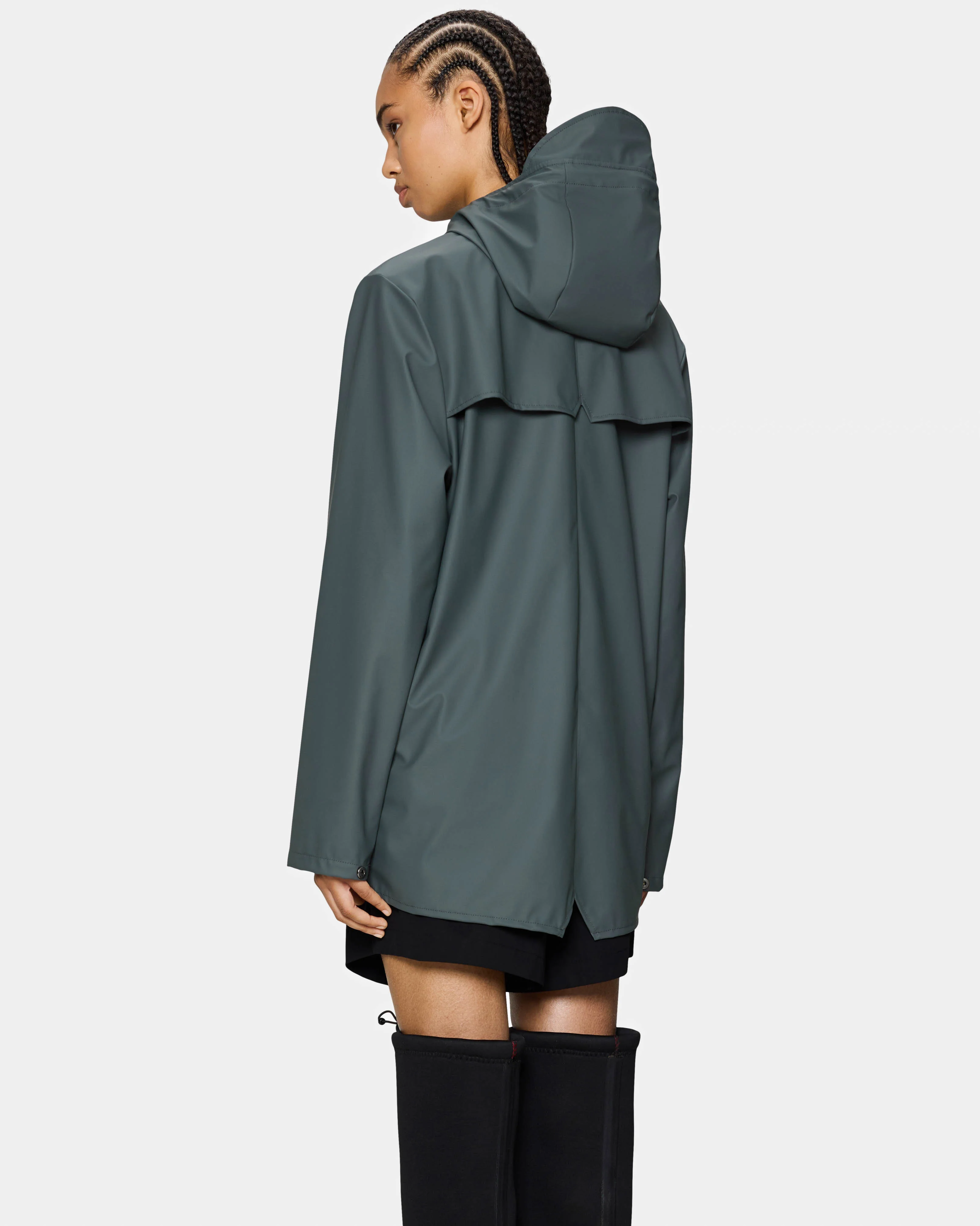 Rains Unisex Jacket - Dark Grey 153 - Image 5
