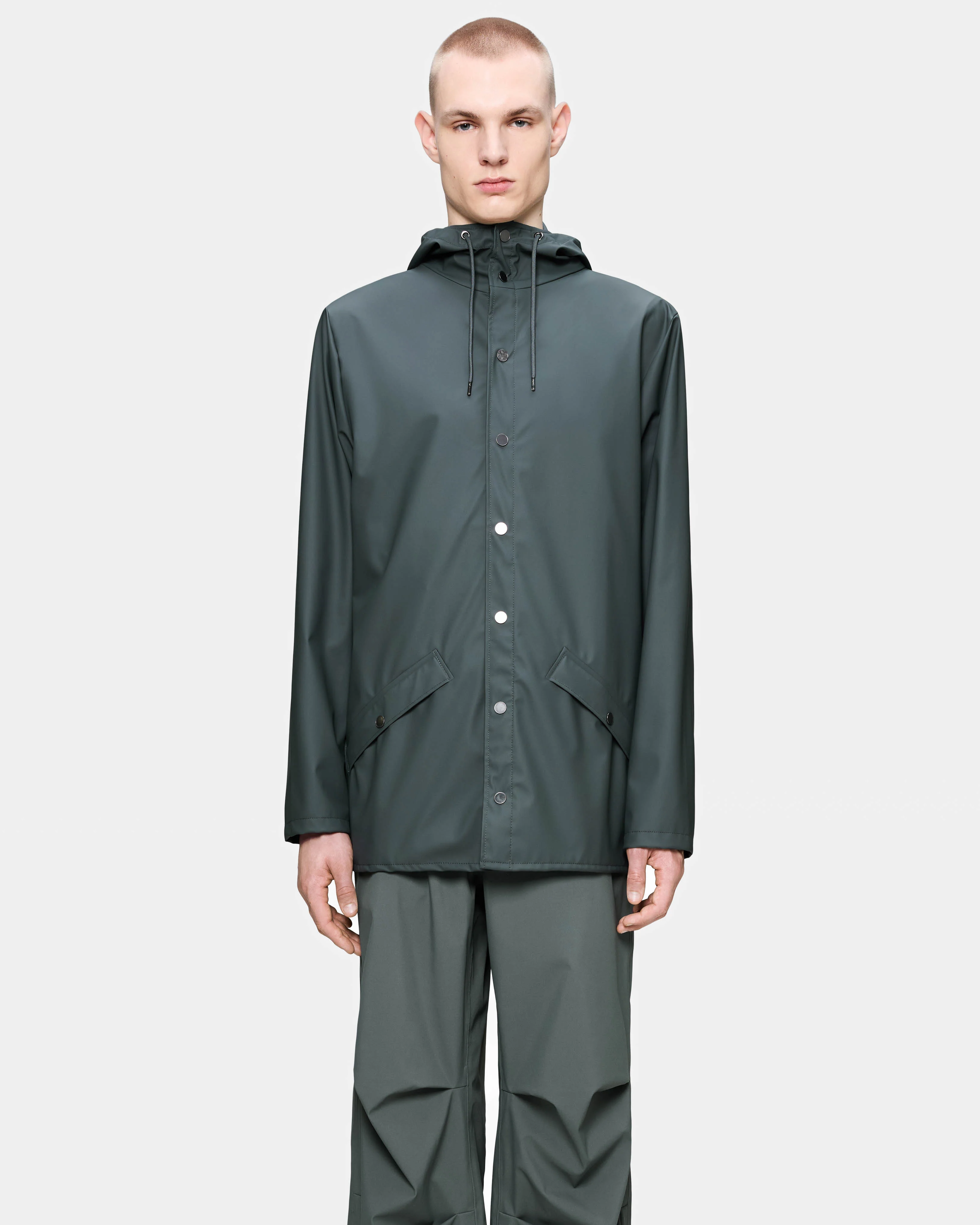 Rains Unisex Jacket - Dark Grey 153 - Image 6