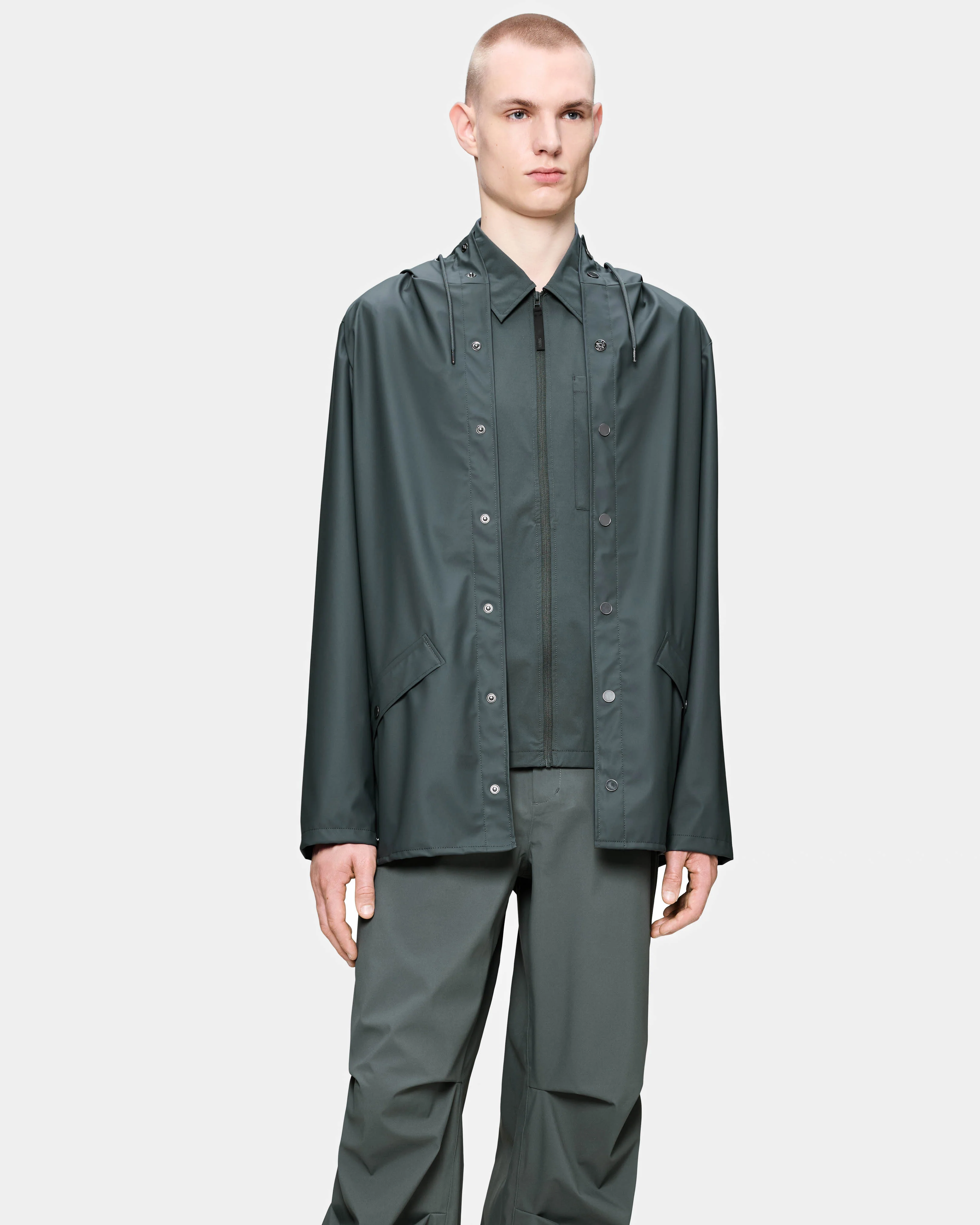 Rains Unisex Jacket - Dark Grey 153 - Image 7