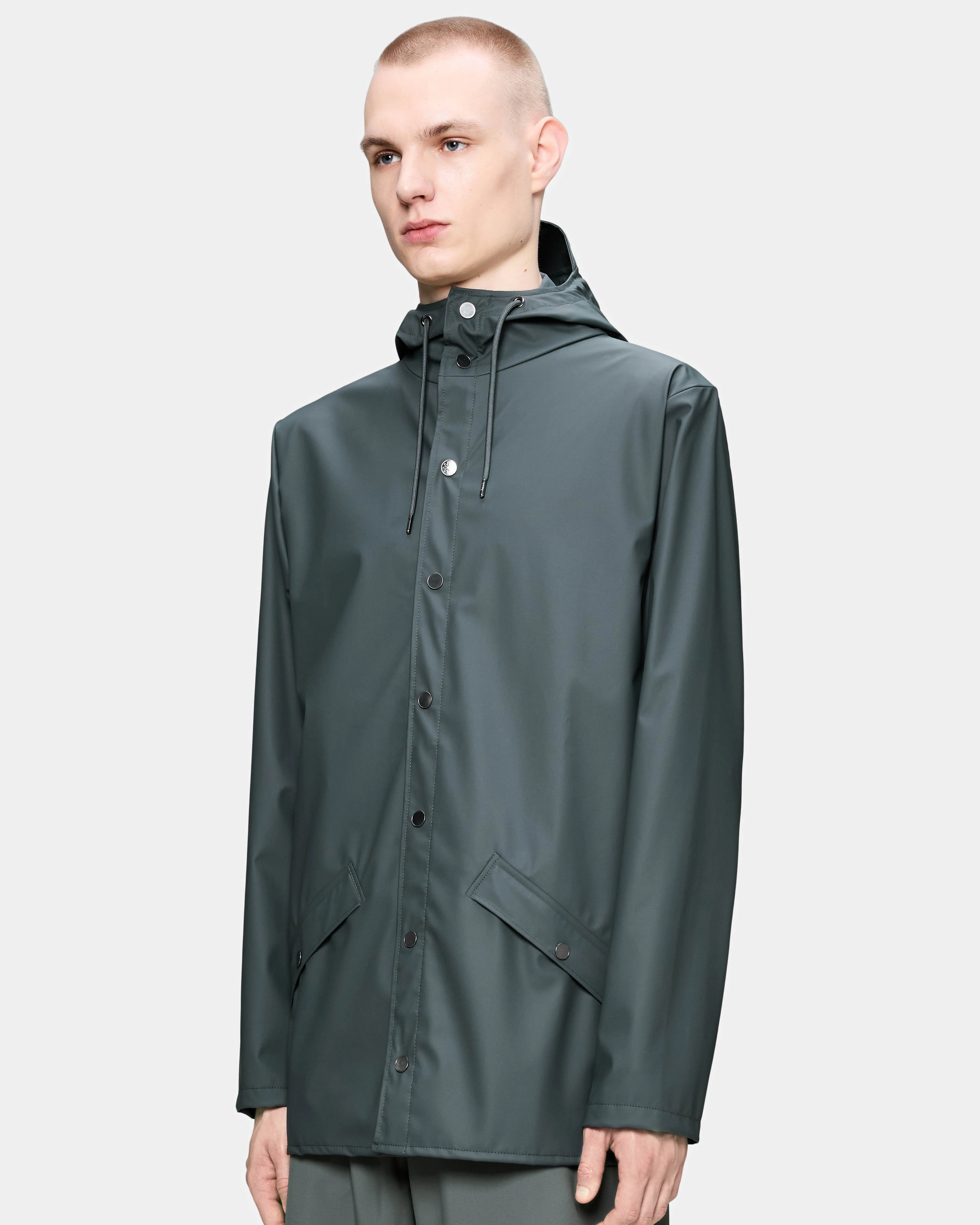 Rains Unisex Jacket - Dark Grey 153 - Image 8
