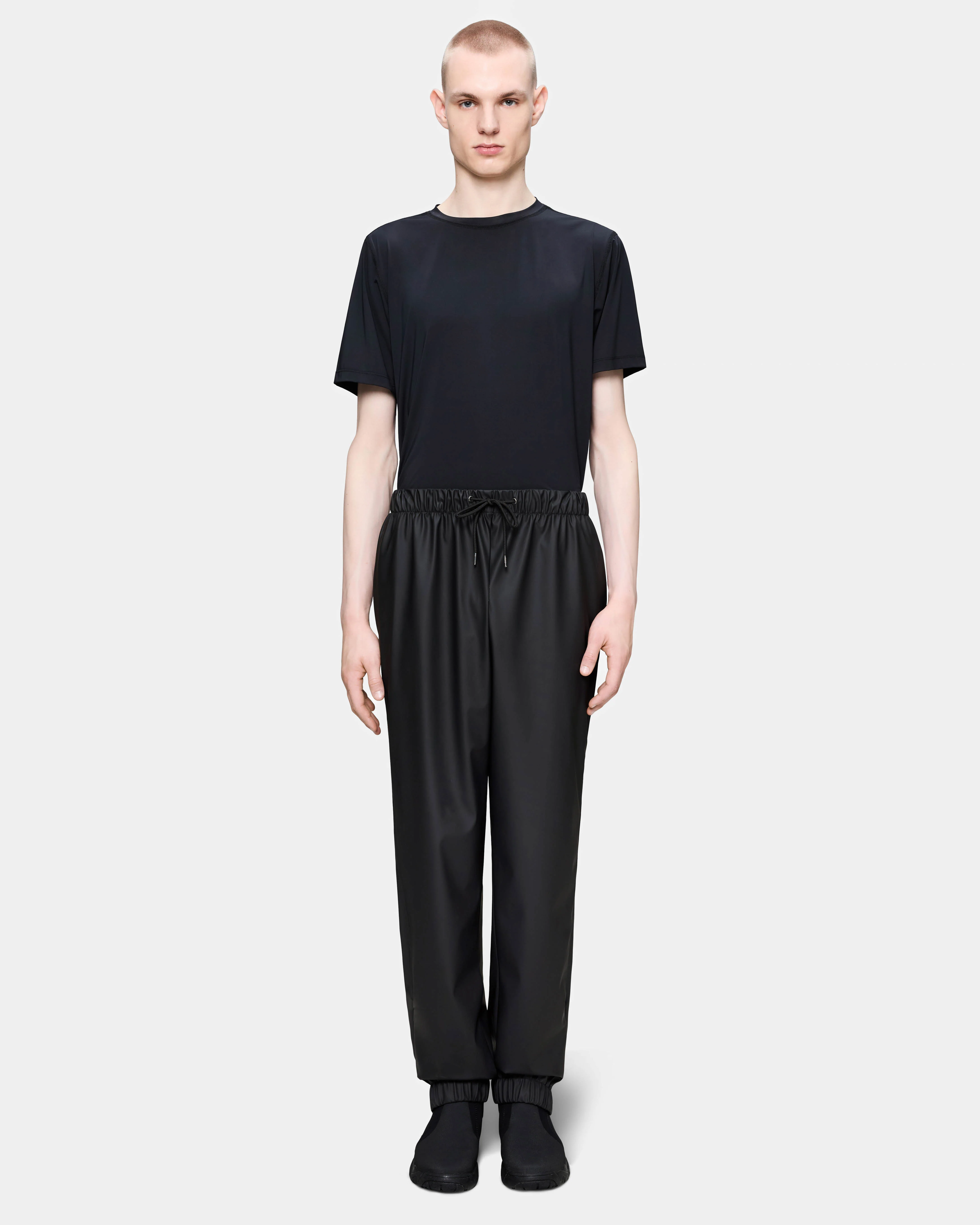 Rains Unisex Pants Regular - Black 01 - Image 2