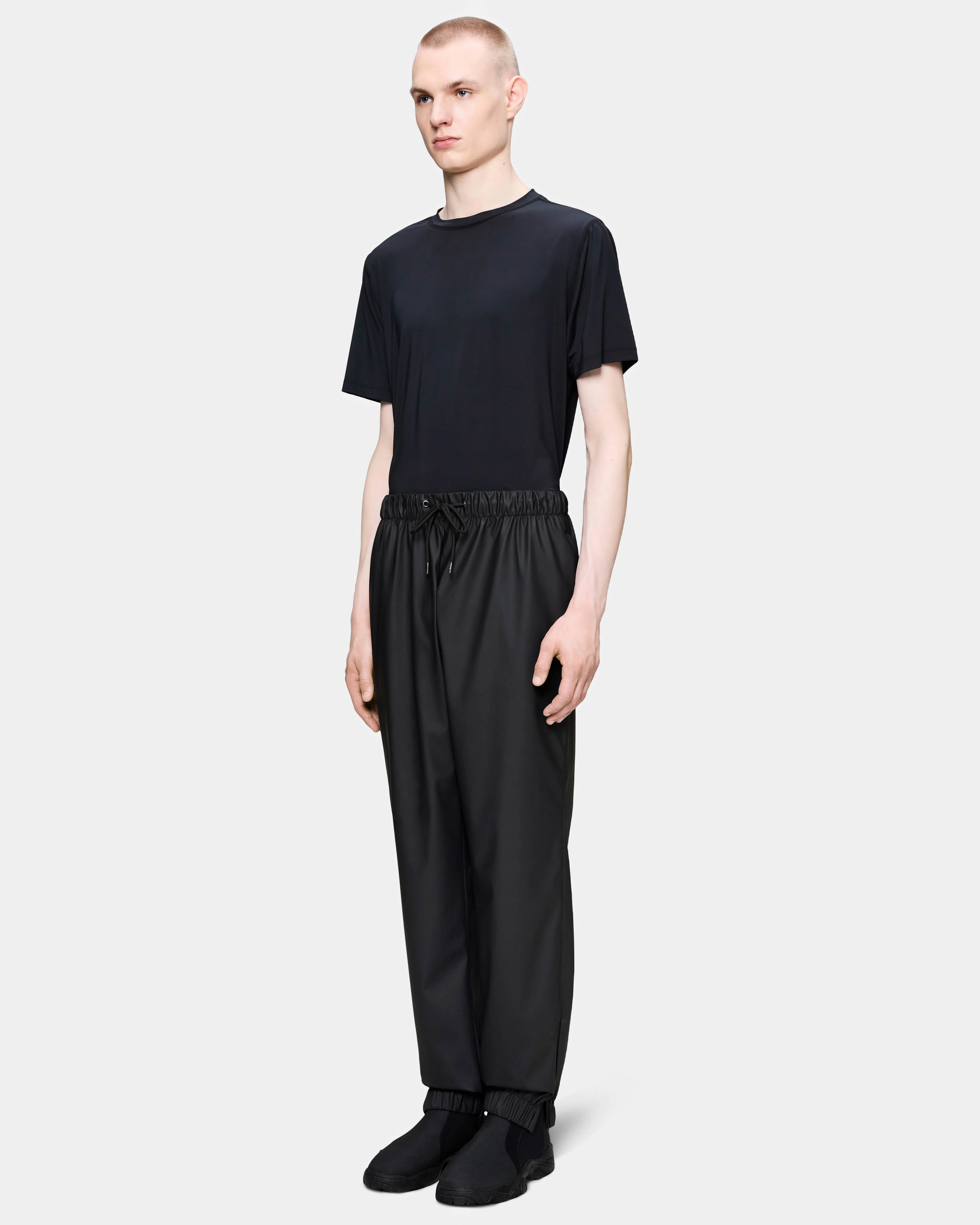 Rains Unisex Pants Regular - Black 01 - Image 5