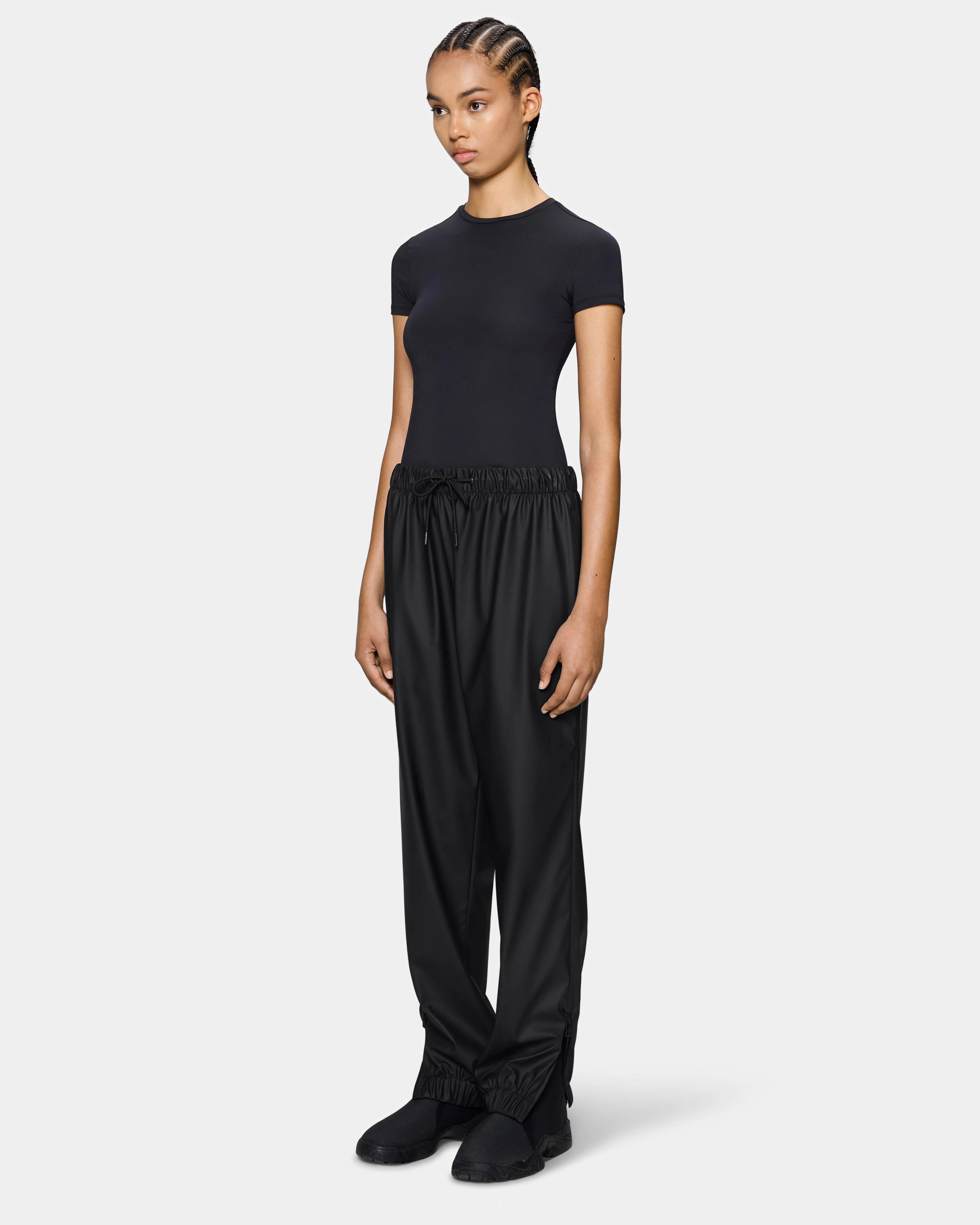 Rains Unisex Pants Regular - Black 01 - Image 9