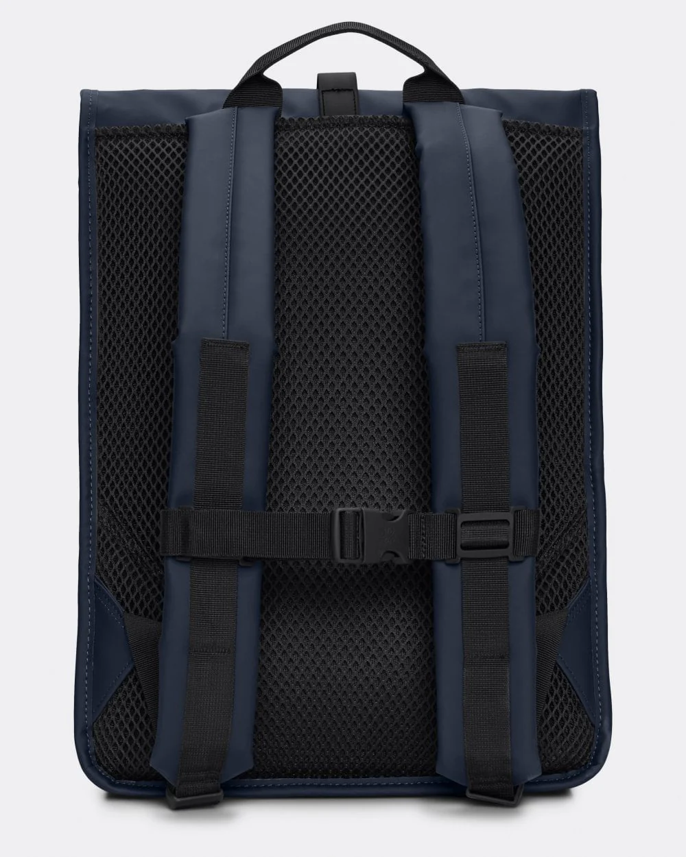 Rains Unisex Rolltop Rucksack - 47 Navy - Image 2
