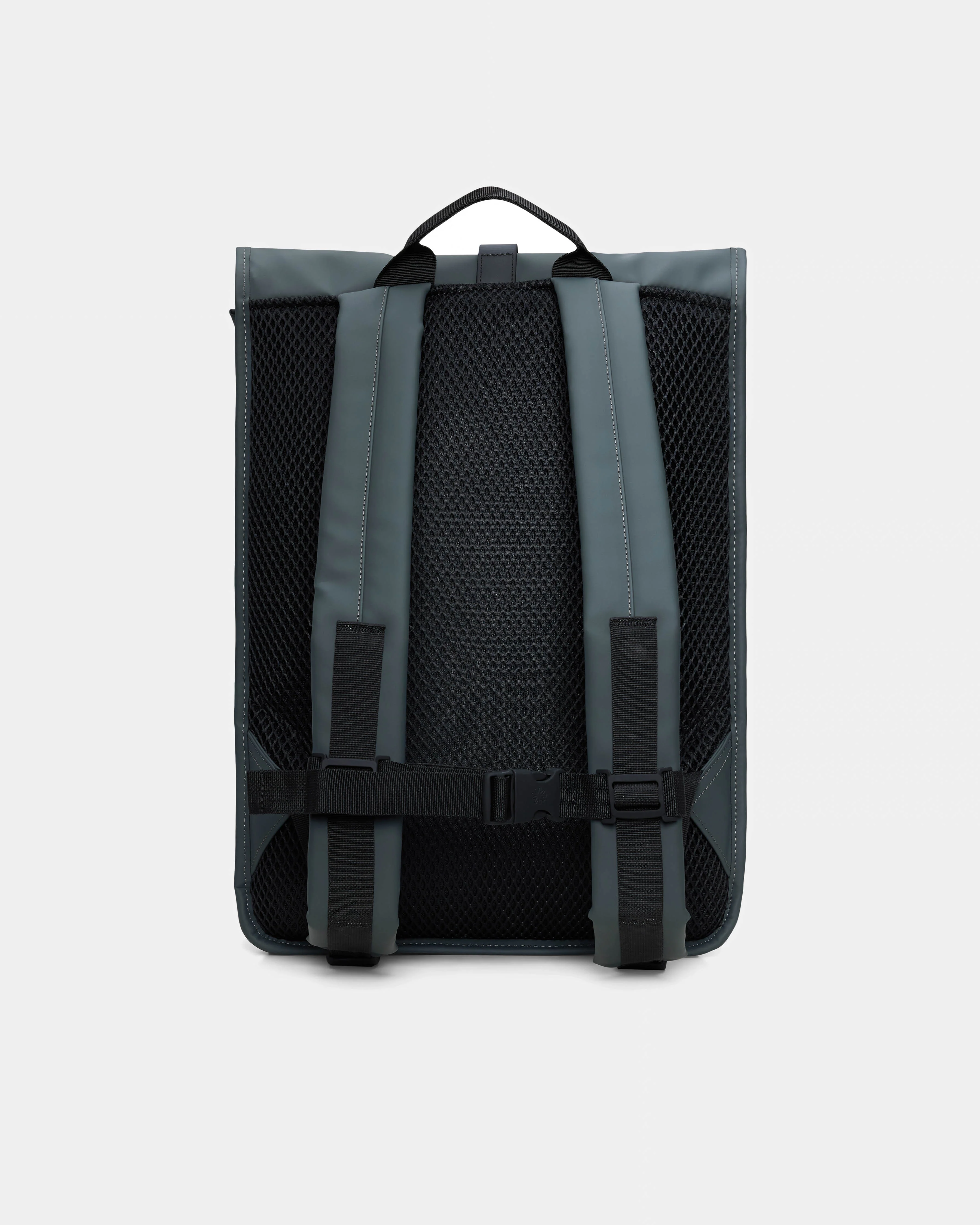 Rains Unisex Rolltop Rucksack - Dark Grey 153 - Image 3