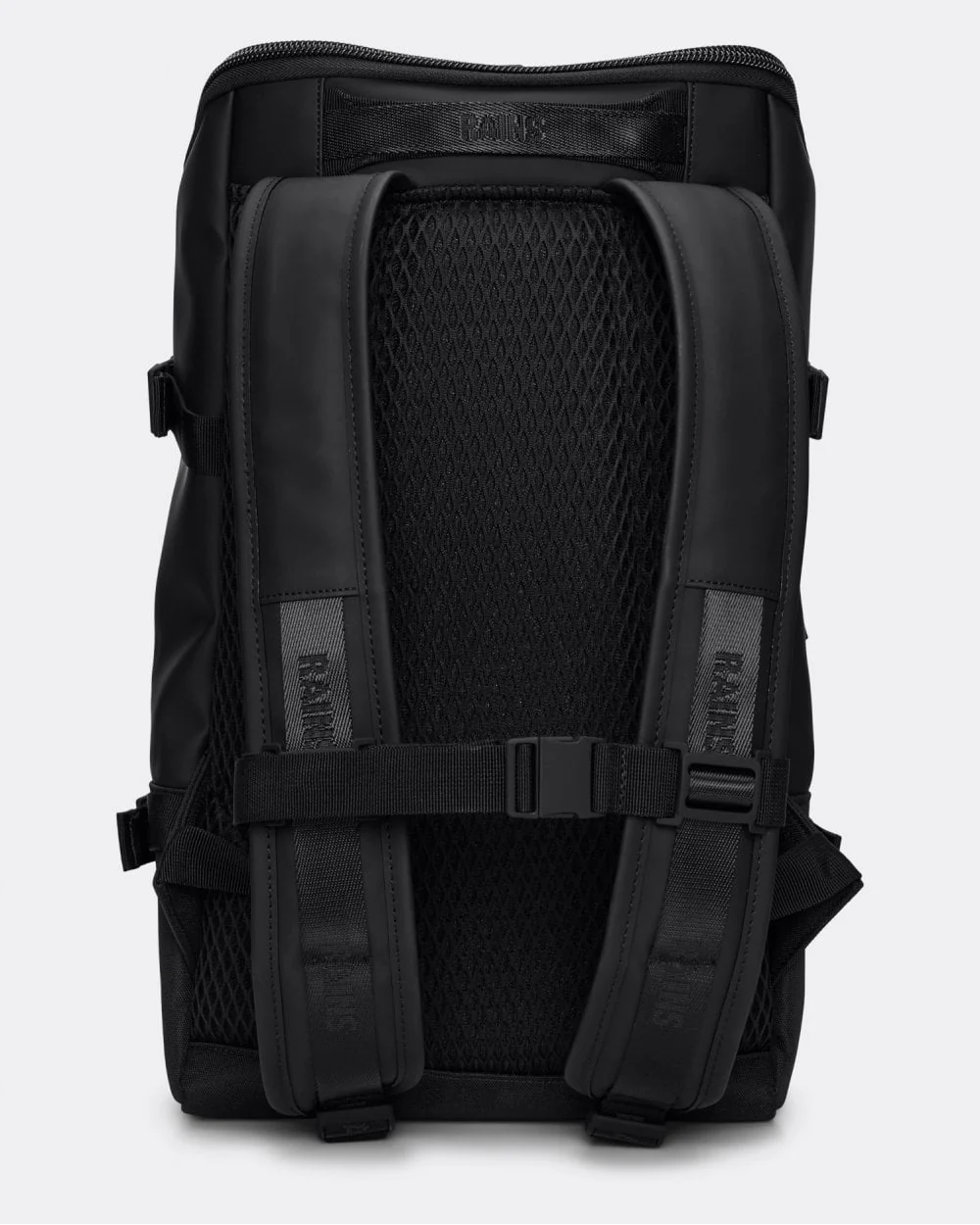 Rains Unisex Trail Cargo Backpack - 01 Black - Image 2