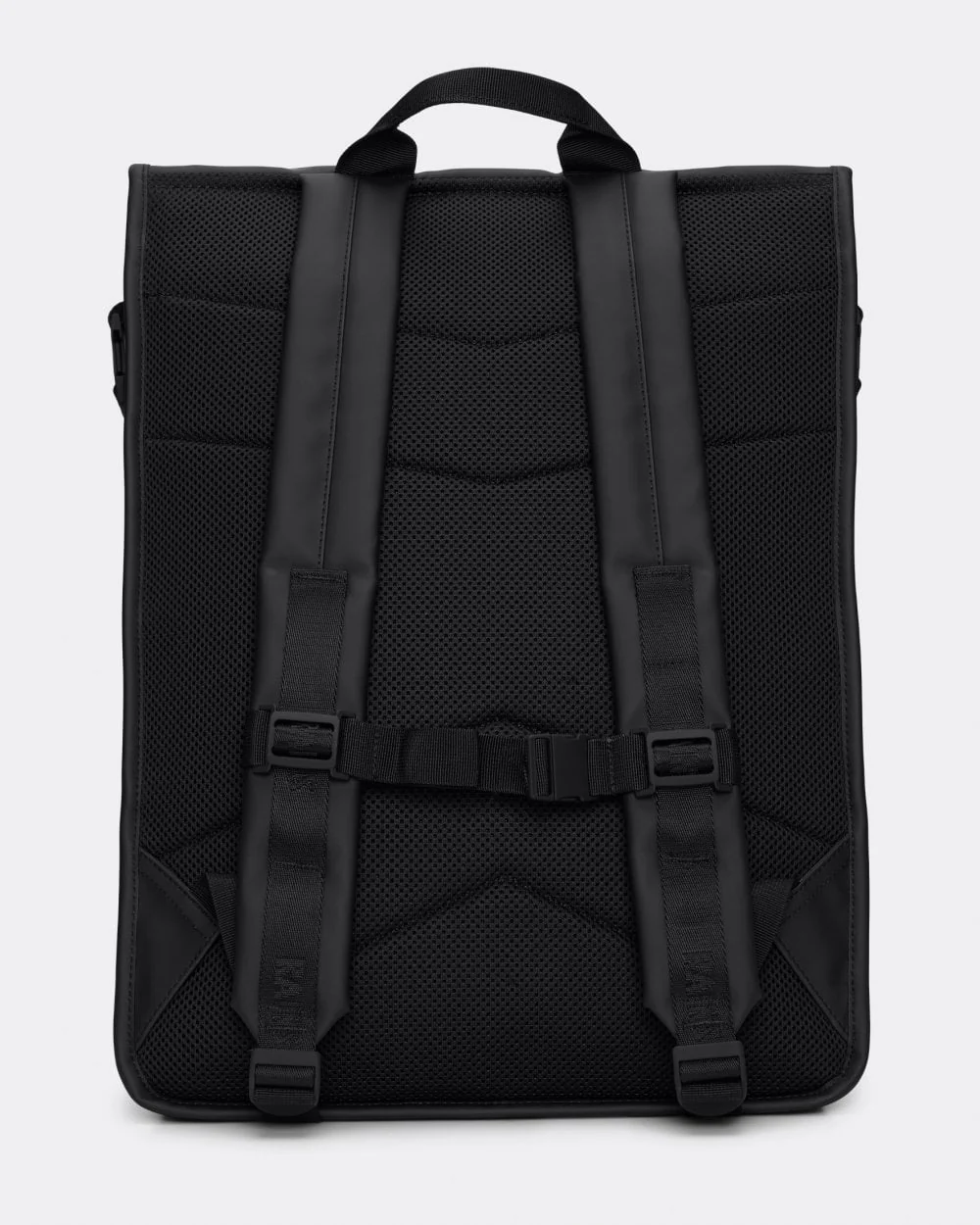 Rains Unisex Trail Rolltop Backpack - 01 Black - Image 2
