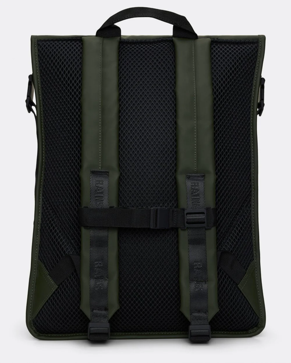 Rains Unisex Trail Rolltop Backpack - 03 Green - Image 2