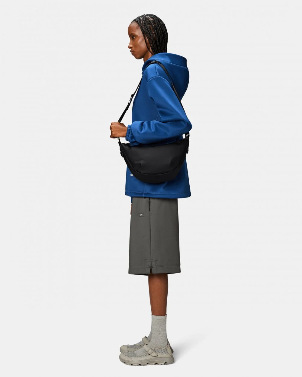 Rains Valera Shoulder Bag - 01 Black - Image 5