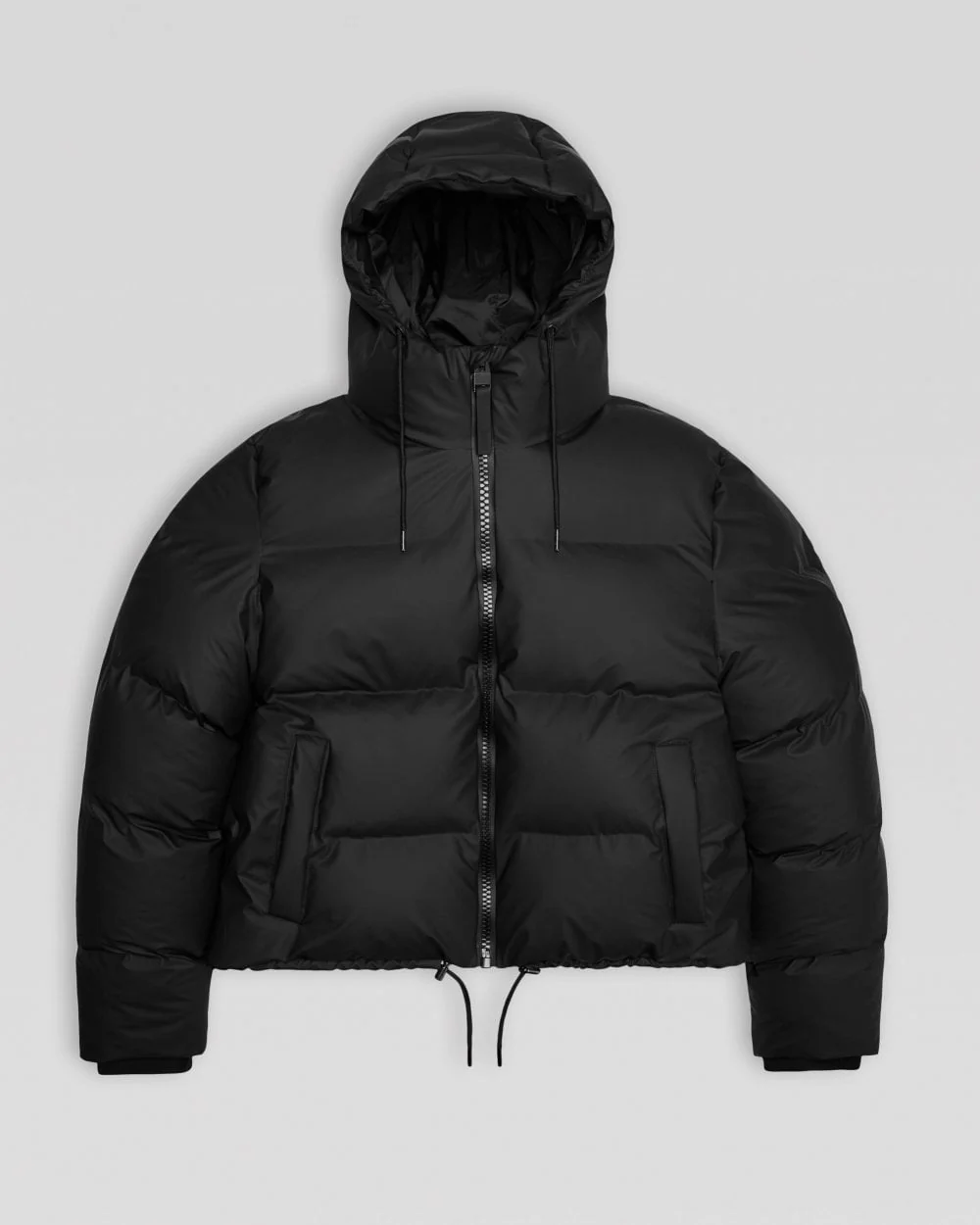 Rains W Alta Unisex Puffer Jacket - 01 Black - Image 8