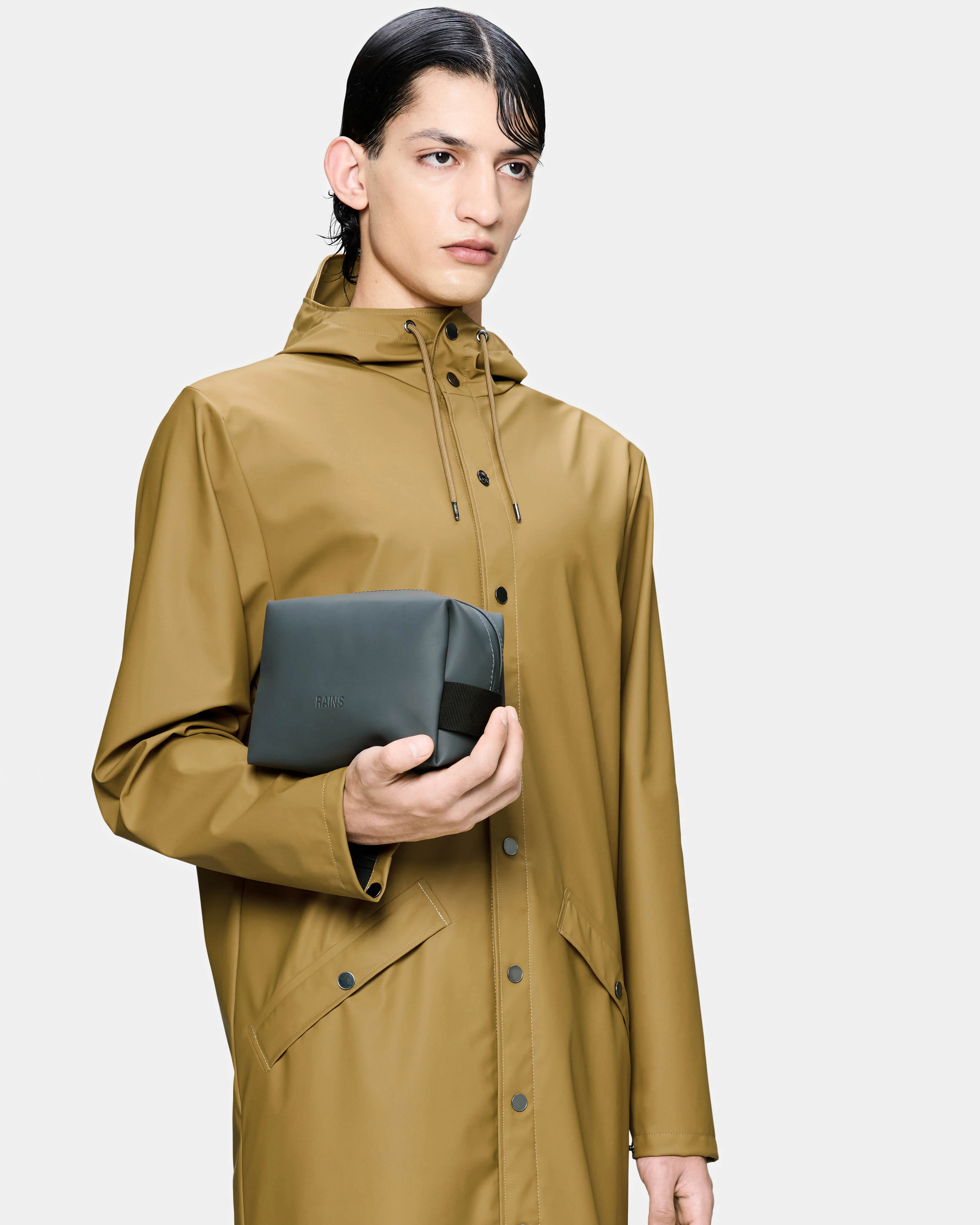 Rains Wash Bag Small - Dark Grey 153 - Image 3