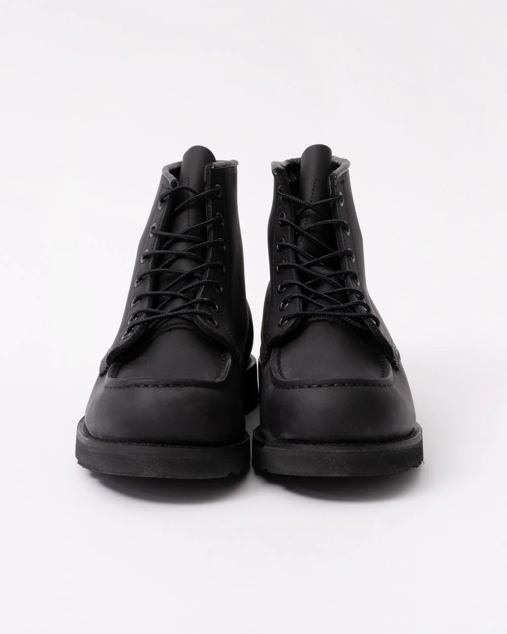 Red Wing 6 Inch Moc Toe Mens Boot - Black Harness - Image 4