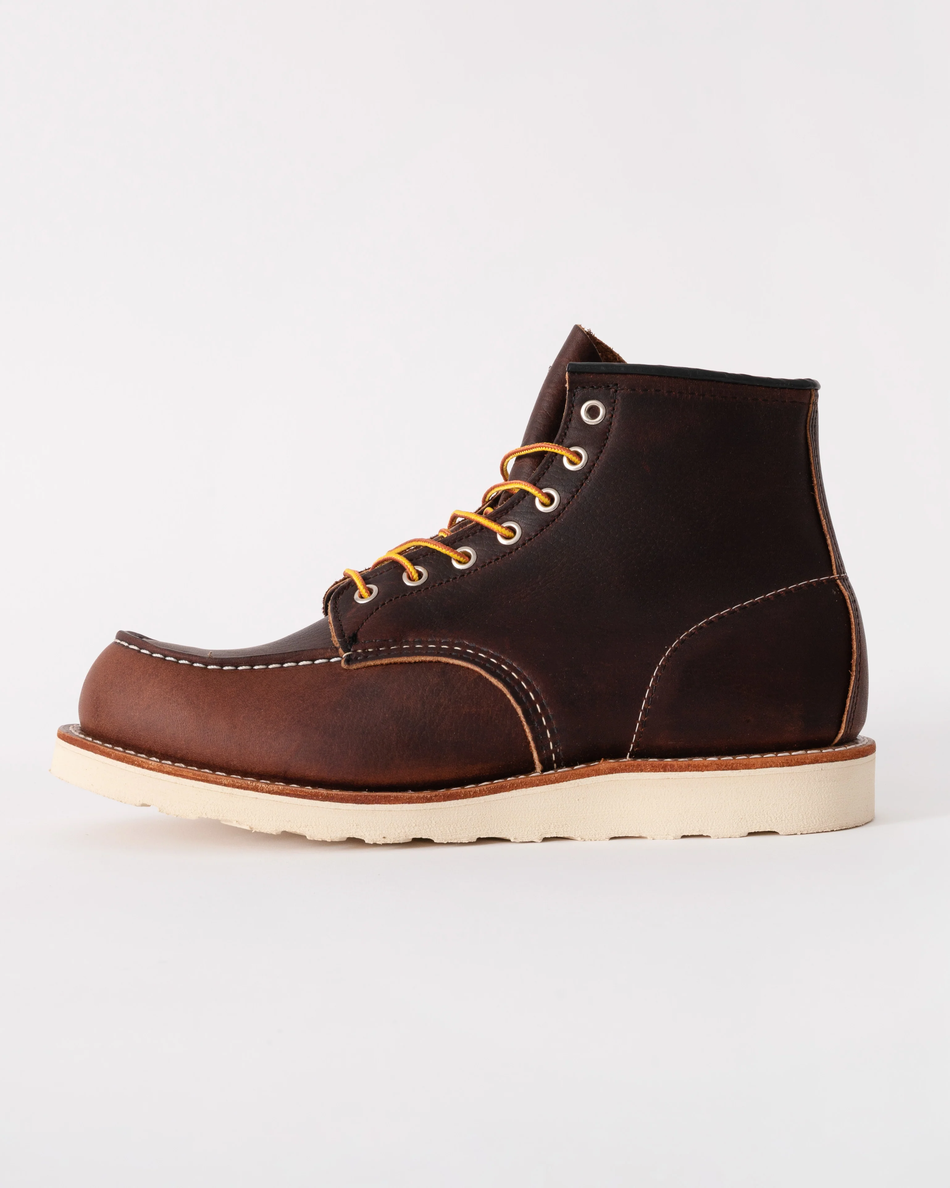 Red Wing 6 Inch Moc Toe Mens Boot - Briar Oil Slick - Image 2