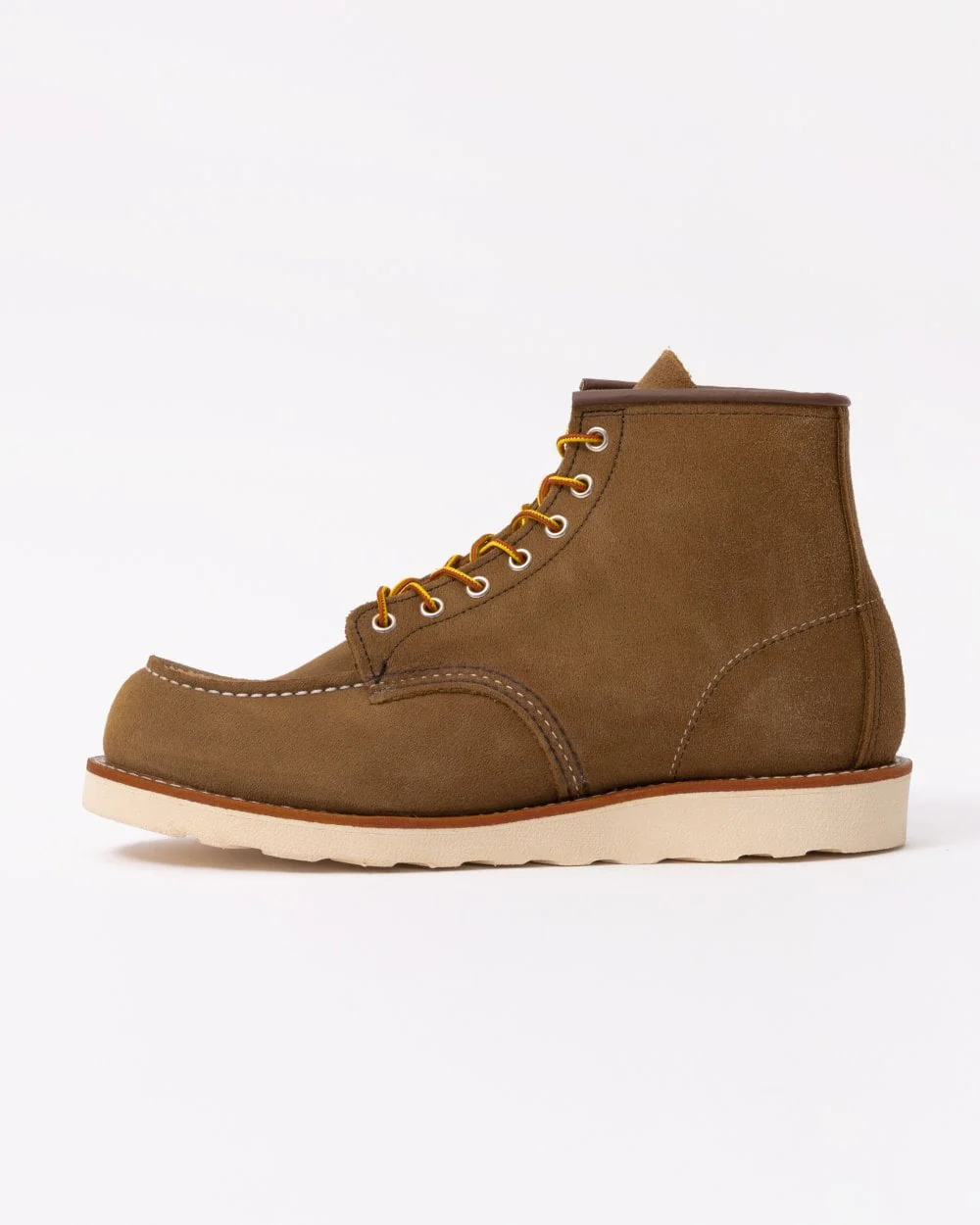 Red Wing 6 Inch Moc Toe Mens Boot - Olive Mohave - Image 2