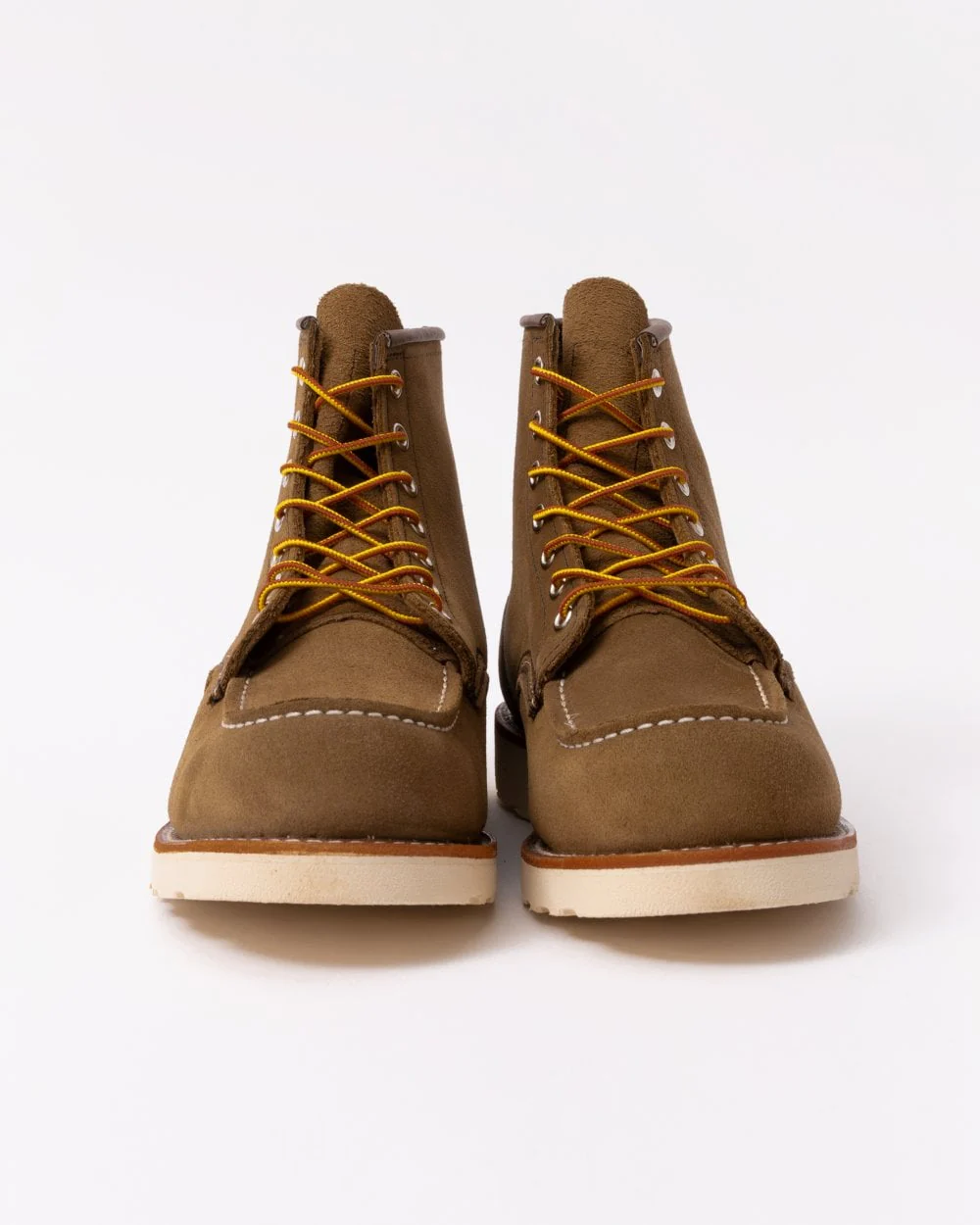 Red Wing 6 Inch Moc Toe Mens Boot - Olive Mohave - Image 4