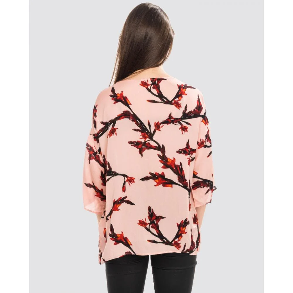 Samsoe & Samsoe Marice SS Aop Womens Top 9315 - Image 2