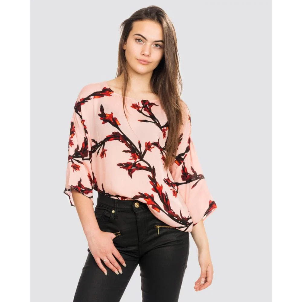Samsoe & Samsoe Marice SS Aop Womens Top 9315 - Image 4