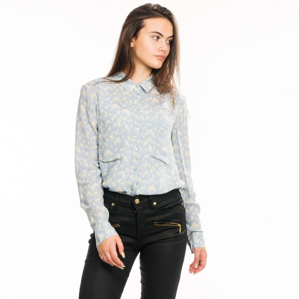 Samsoe & Samsoe Milly Aop Womens Shirt 7201 - Nuvola - Image 2
