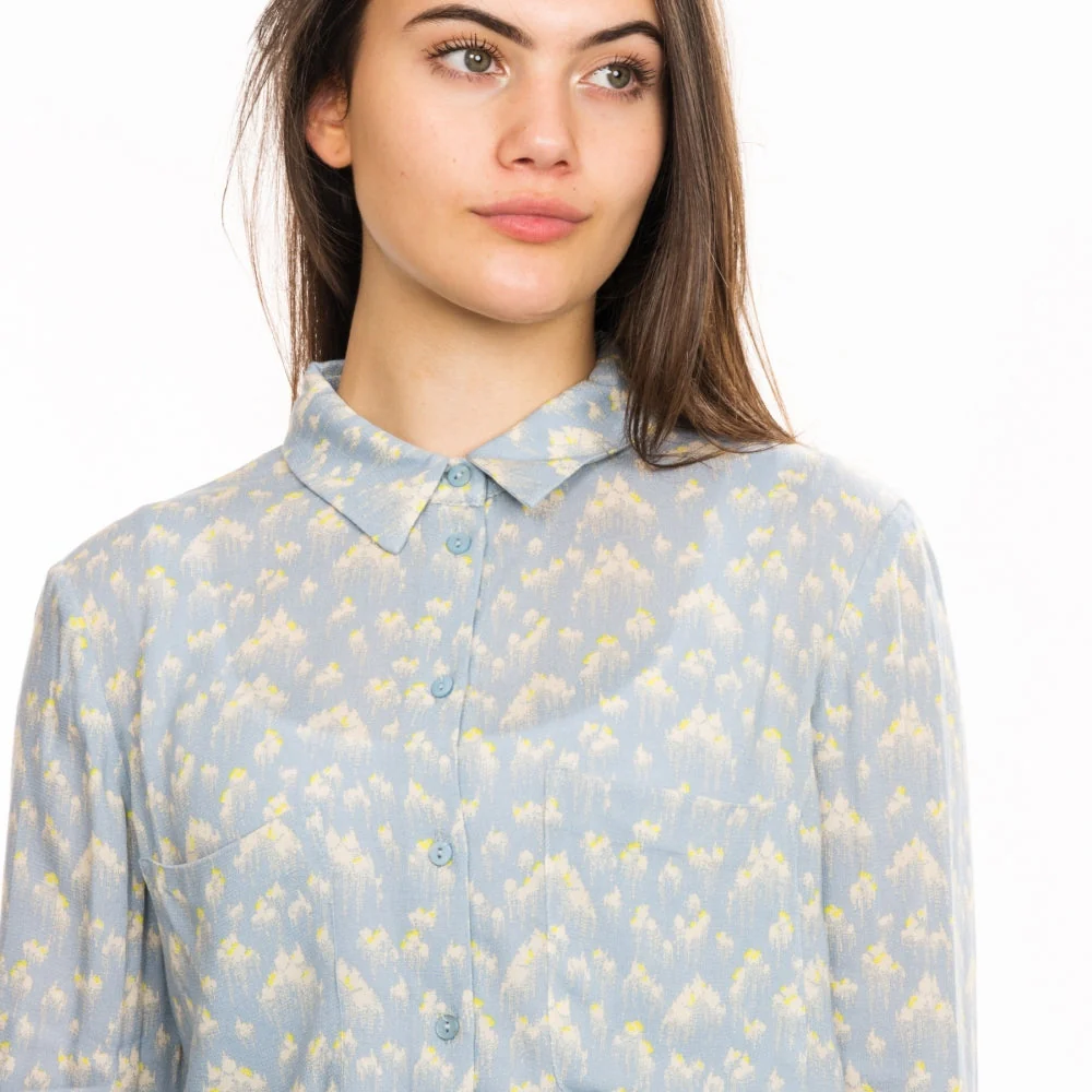 Samsoe & Samsoe Milly Aop Womens Shirt 7201 - Nuvola - Image 4