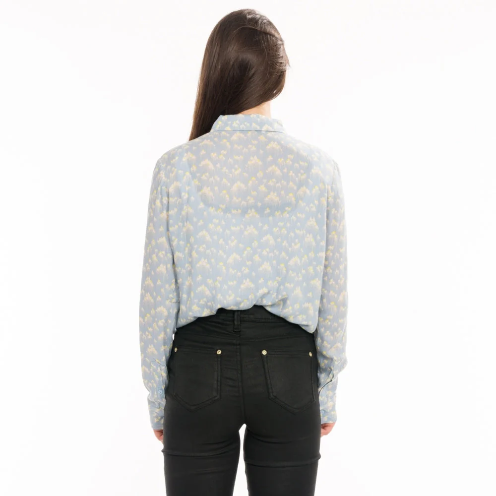 Samsoe & Samsoe Milly Aop Womens Shirt 7201 - Nuvola - Image 5