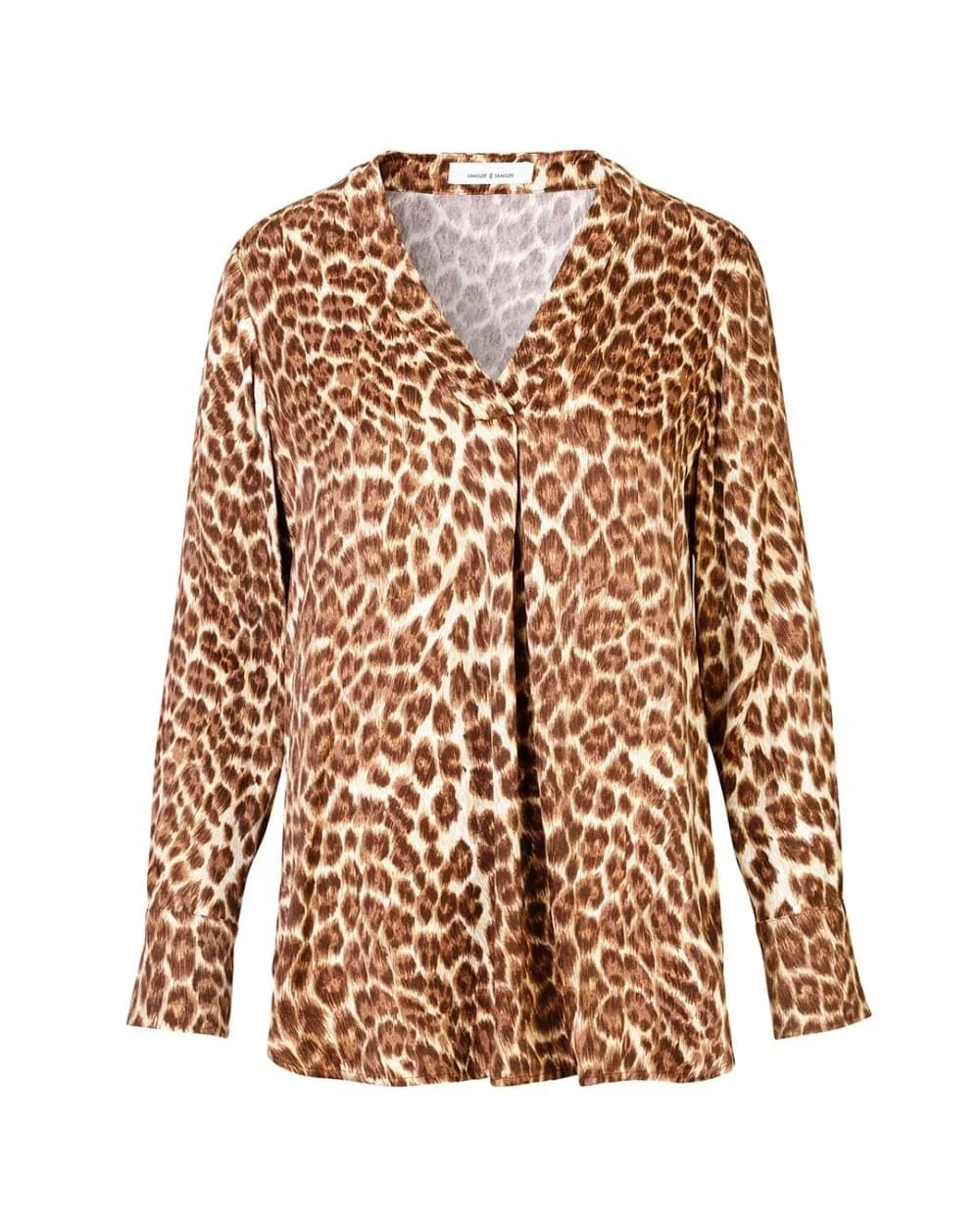 Samsoe & Samsoe Women's Hamill Leopard Print Blouse - Image 5