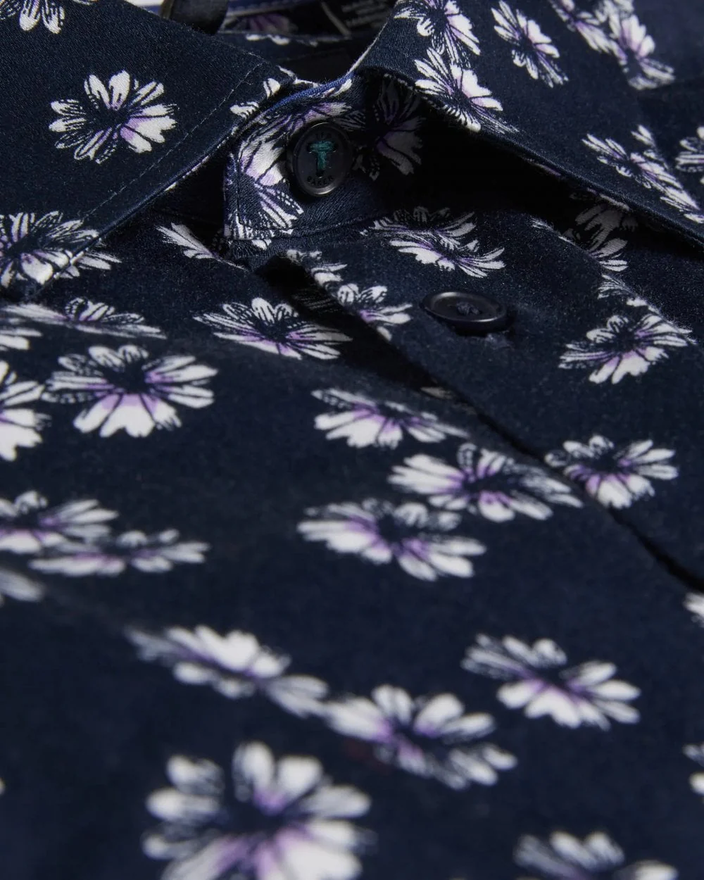 Ted Baker Alfanso Mens Floral Print Short Sleeve Shirt - Image 5