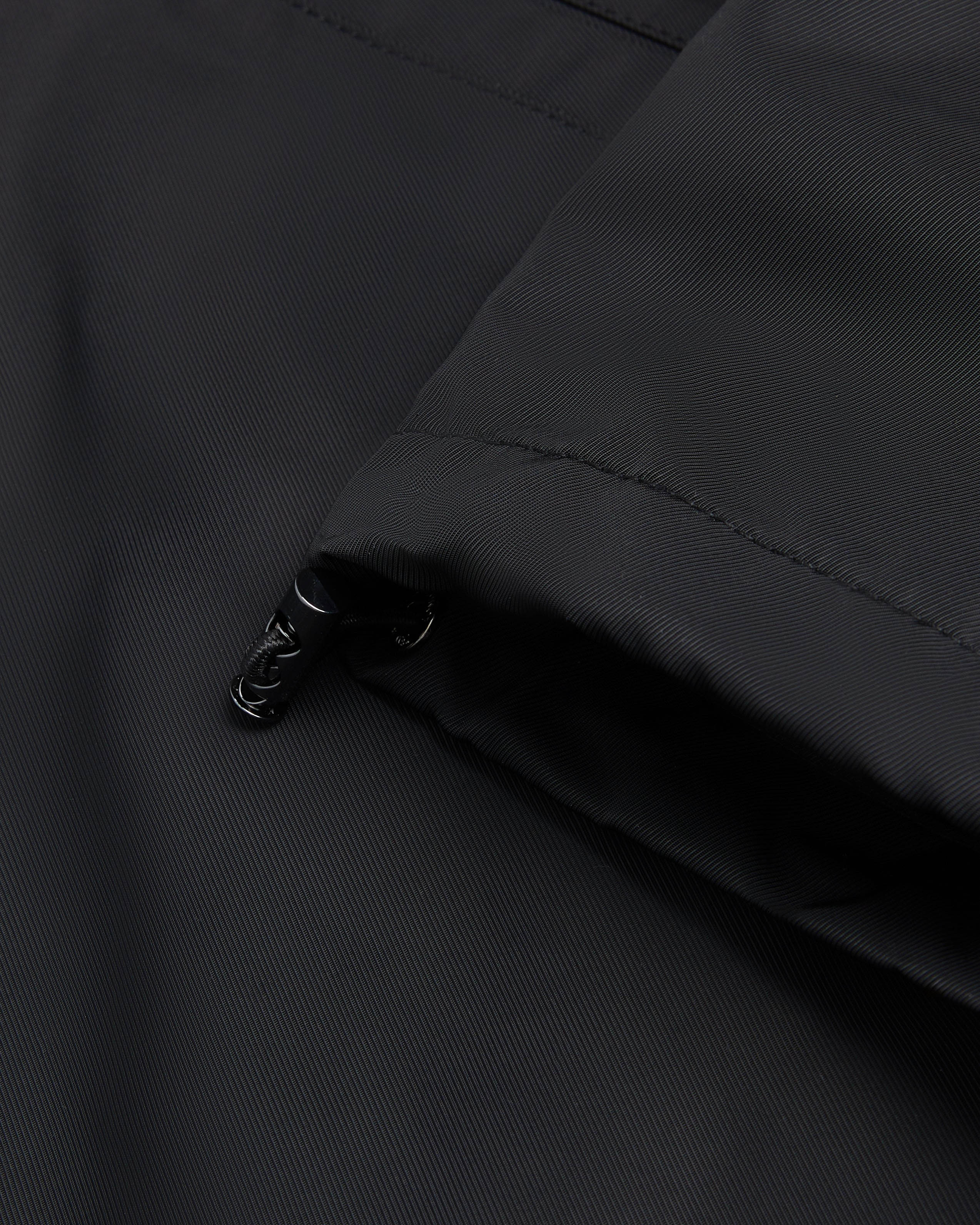 Ted Baker Basham Mens Nylon Sateen Hooded Jacket - Black - Image 6