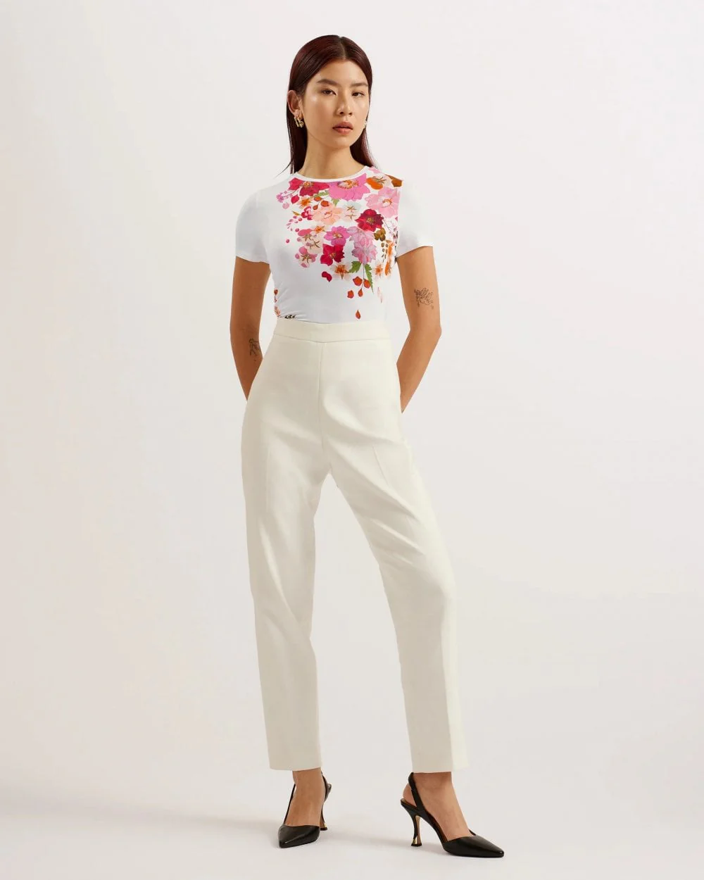 Ted Baker Bellary Womens Printed Fitted Tee - Image 3