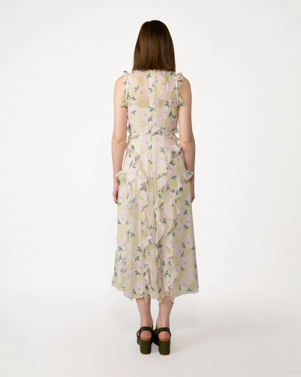 Ted Baker Calinia Womens Sleeveless Waterfall Midi Dress - Image 2