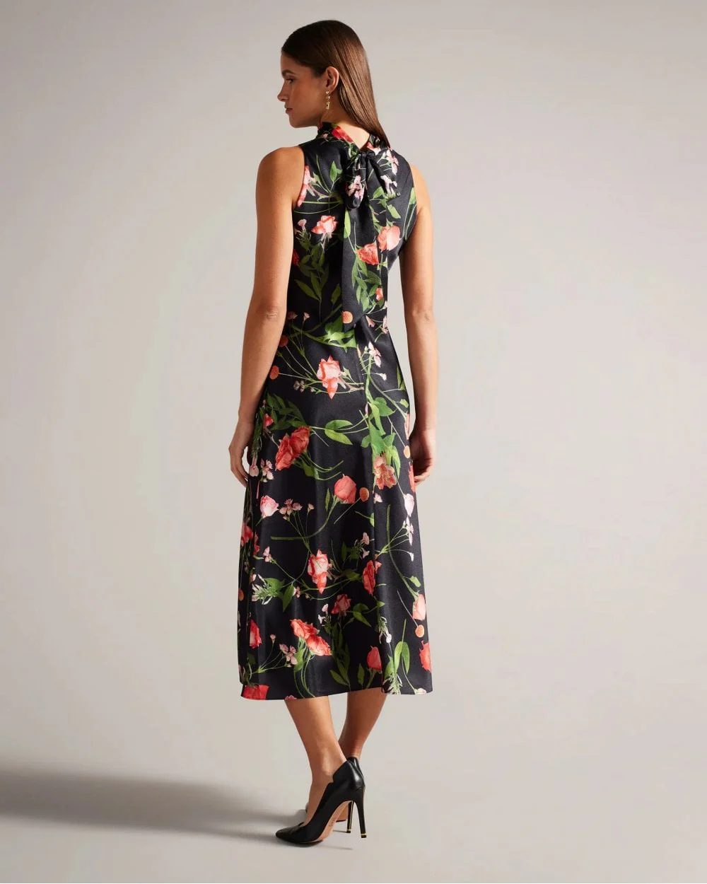 Ted Baker Connihh Womens Cowl Neck Midi Slip Dress - Image 6