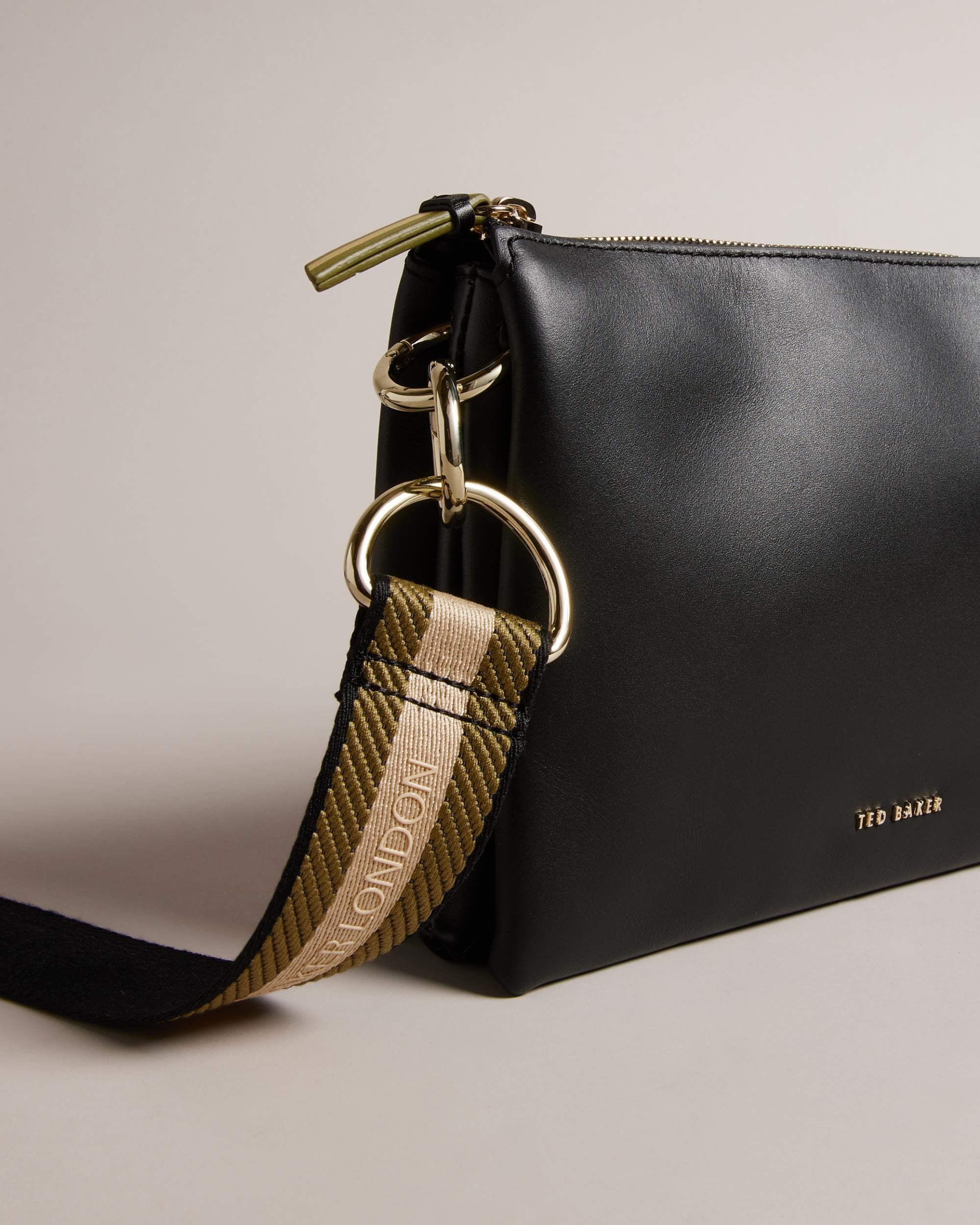 Ted Baker DARCEYY Womens Branded Webbing Leather Crossbody Bag - Image 3