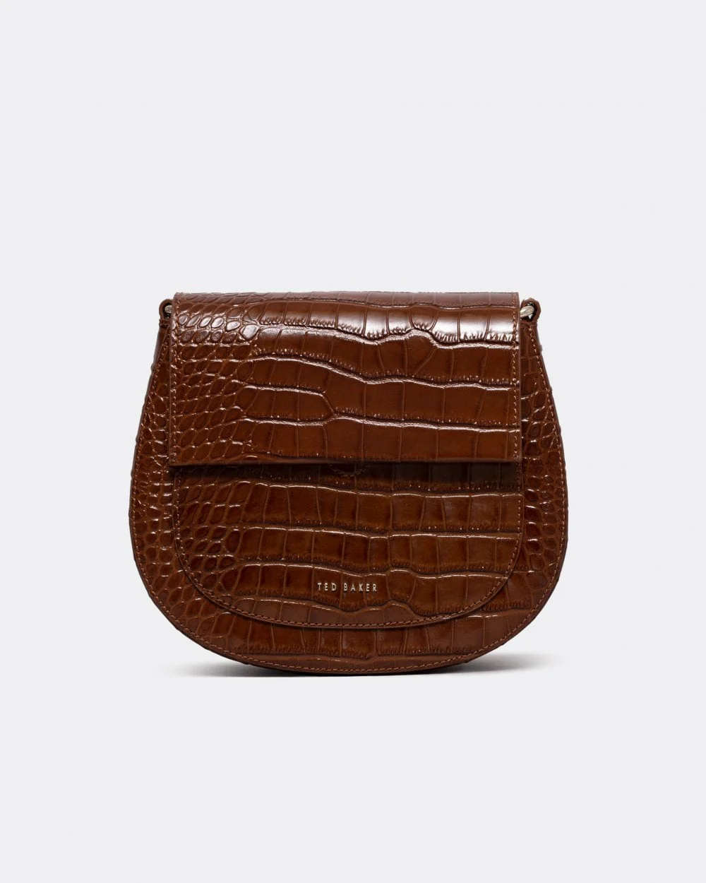Ted Baker Darsila Womens Branded Webbing Imitation Croc Satchel - Image 3