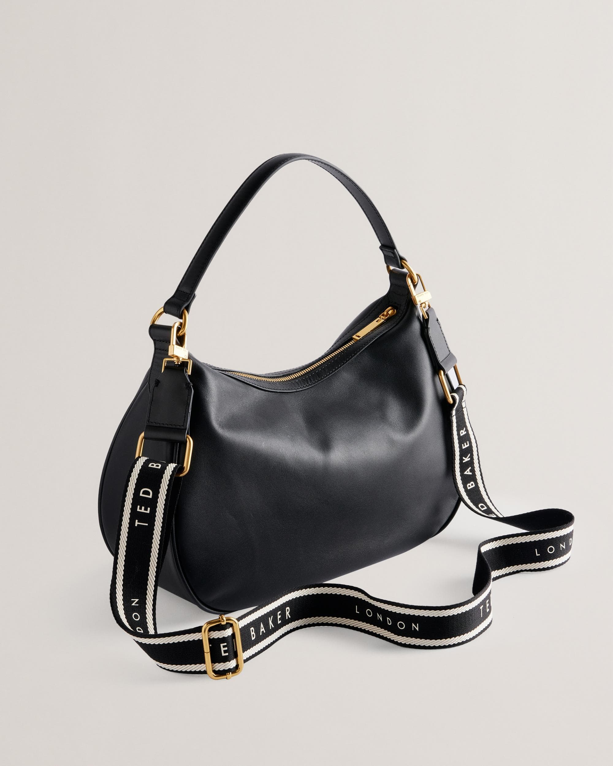 Ted Baker ESIAH Womens Webbing Slouchy Leather Hobo Bag - Image 3